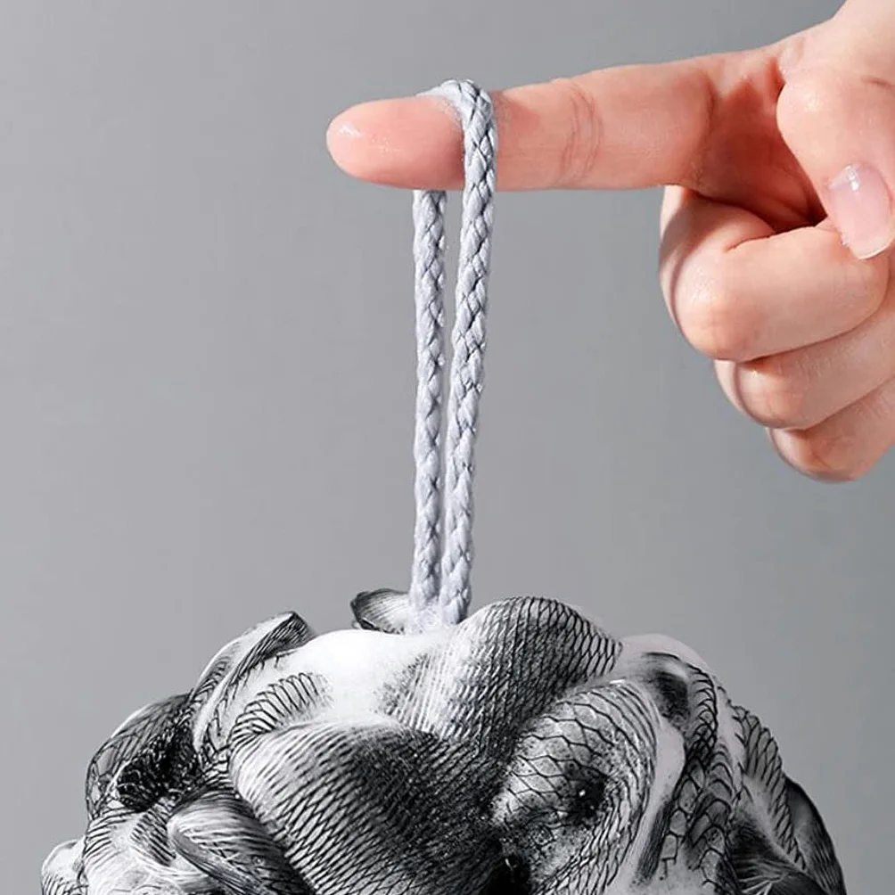 Ręcznik złuszczający Gąbka do kąpieli Prysznic Loofah Balls 66 g/szt. Siatkowa pufa Piłka pod prysznic Miękki peeling do ciała złuszczający do głębokiego czyszczenia, pełne oczyszczanie r