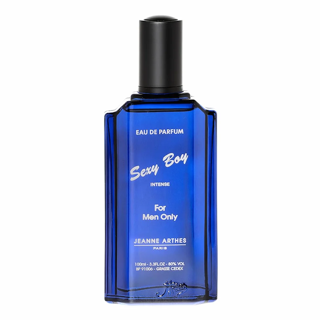JEANNE ARTHES - Perfumy dla mężczyzn Sexy Boy Intense - Woda perfumowana - Butelka z rozpylaczem 100 ml - Wyprodukowano we Francji w Grasse