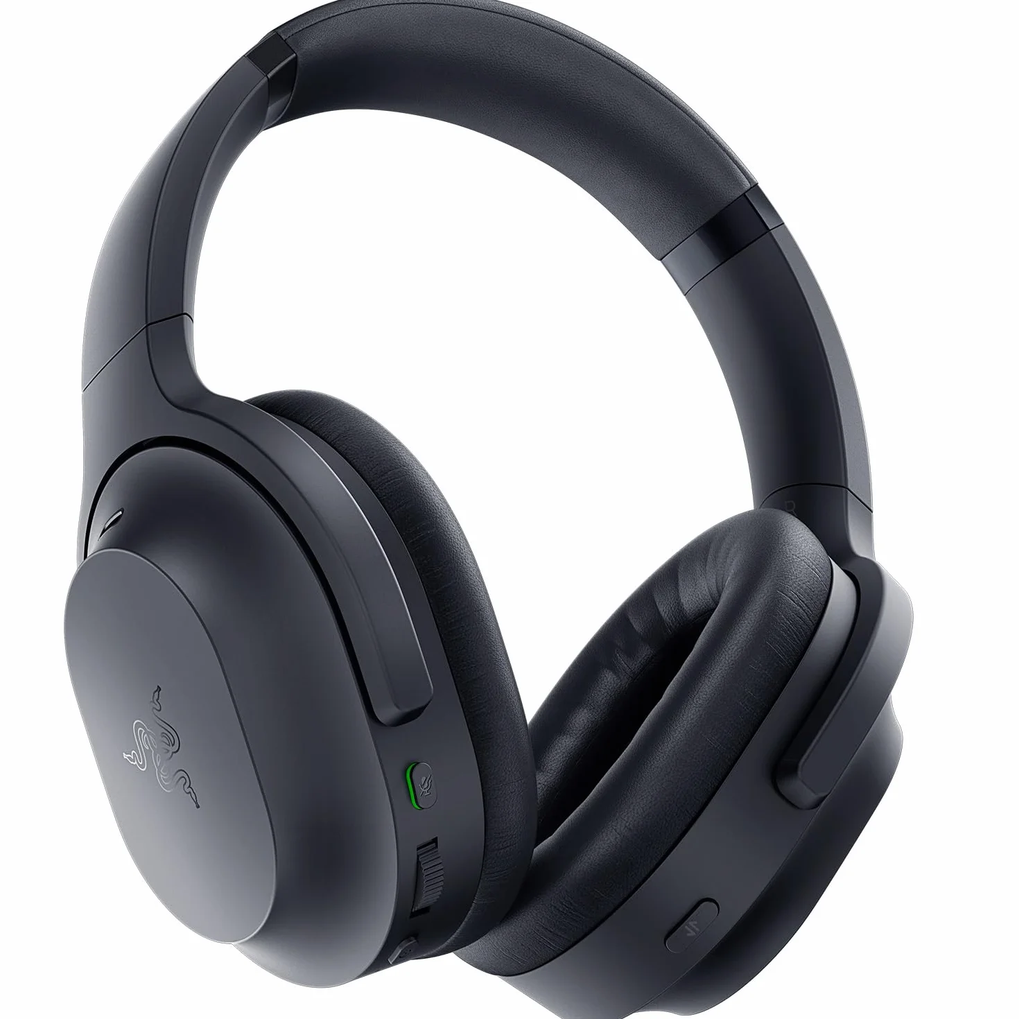 Razer Barracuda Pro - Bezprzewodowy zestaw słuchawkowy do gier (Hybrid ANC, wzmacniacz dźwięku THX, SmartSwitch Wireless, przetworniki TriForce 50mm, zintegrowane mikrofony) Czarny