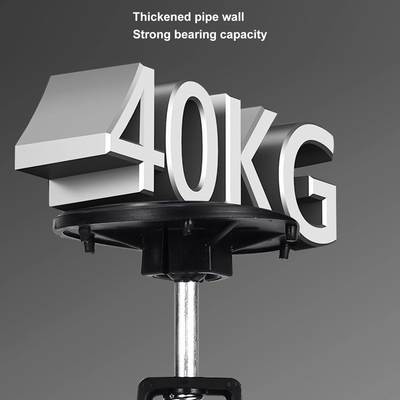 2 Zestawy Regulowanego Słupka Podporowego, Teleskopowe Podnośniki do Szafek o Długości od 50 do 115 Cm do Montażu Szafek, Podparcie do 40 Kg, System Podparcia Trzeciej Ręki,