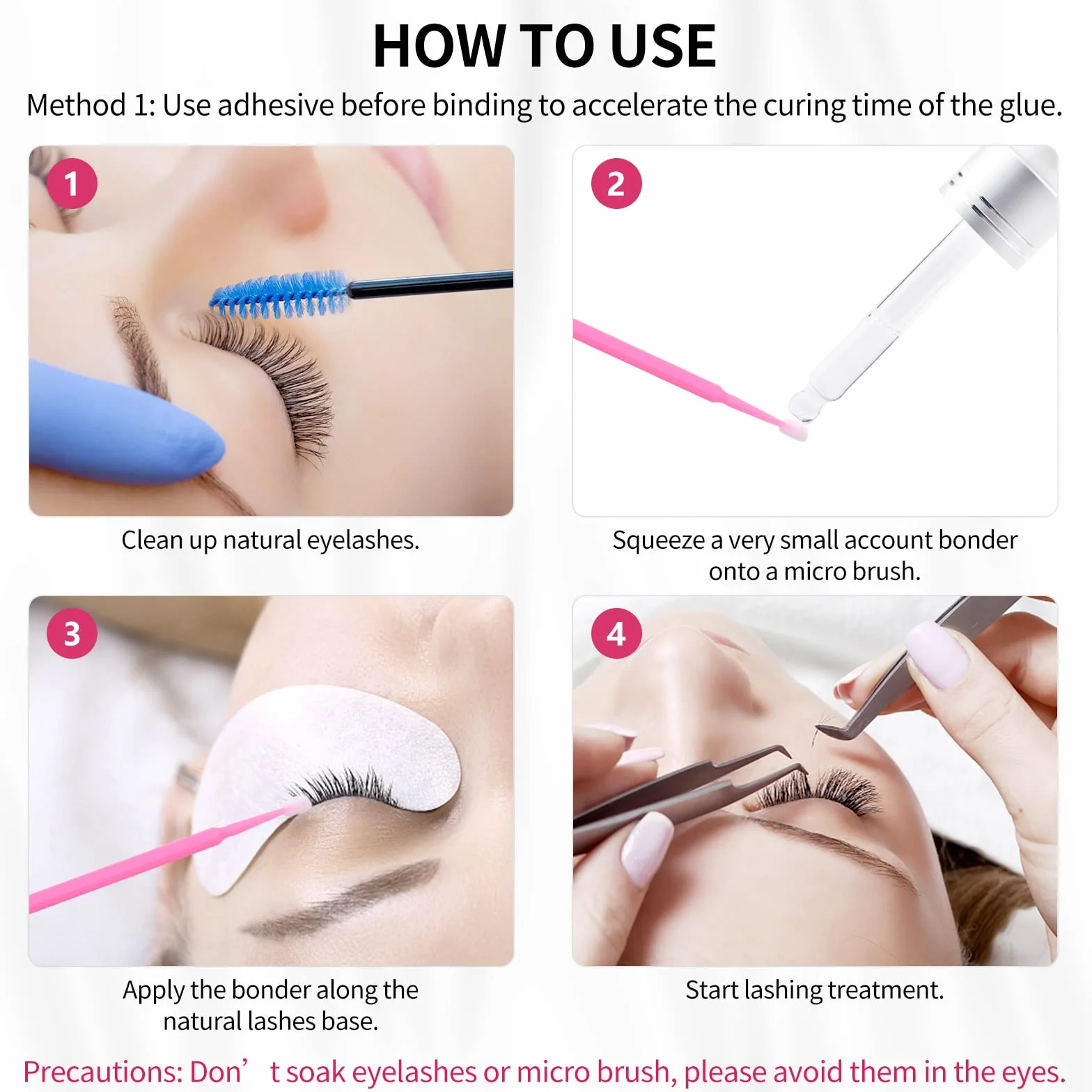 FADLASH Lash Bonder do przedłużania rzęs Lash Extension Sealant Glue Accelerator for Better Bond Eyelash Extension Bonder Sealer Redukuje podrażnienia Zwiększa retencję rzęs nawet o 30%