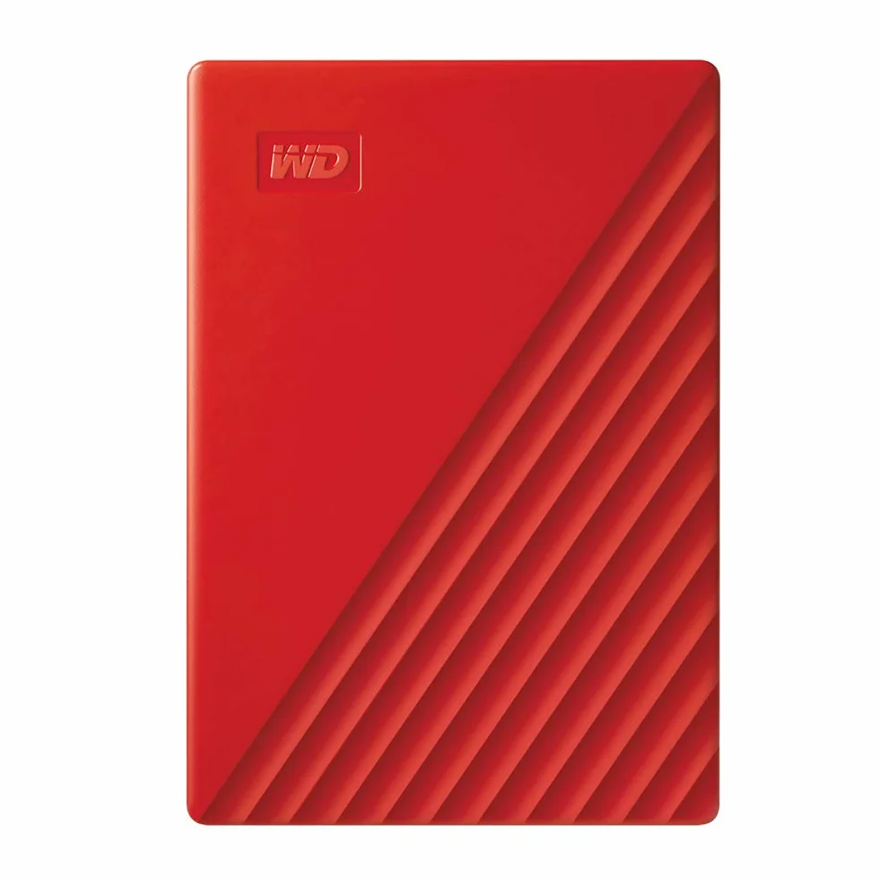 WD 2 TB My Passport Portable HDD USB 3.0 with software for device management, backup and password protection - Red - Works with PC, Xbox and PS4