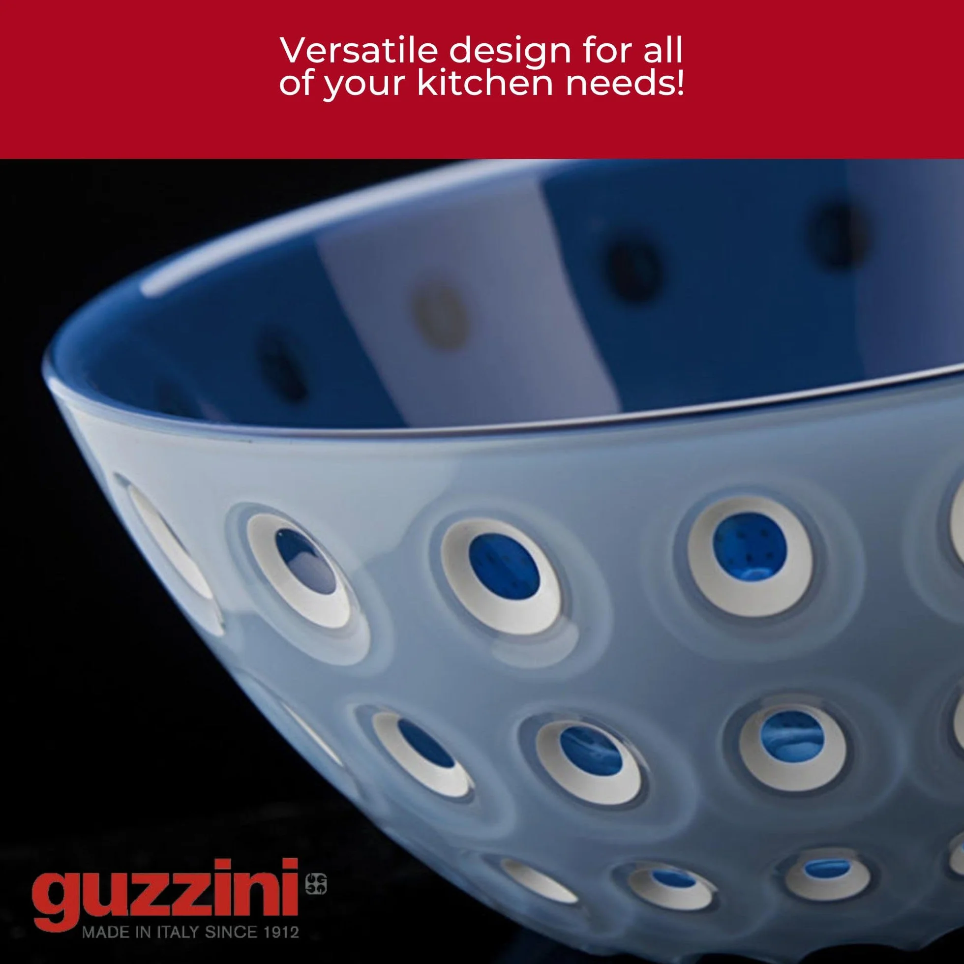 Guzzini - Pojemnik LE MURRINE w SAN, CM.20, jasnoniebieski/niebieski