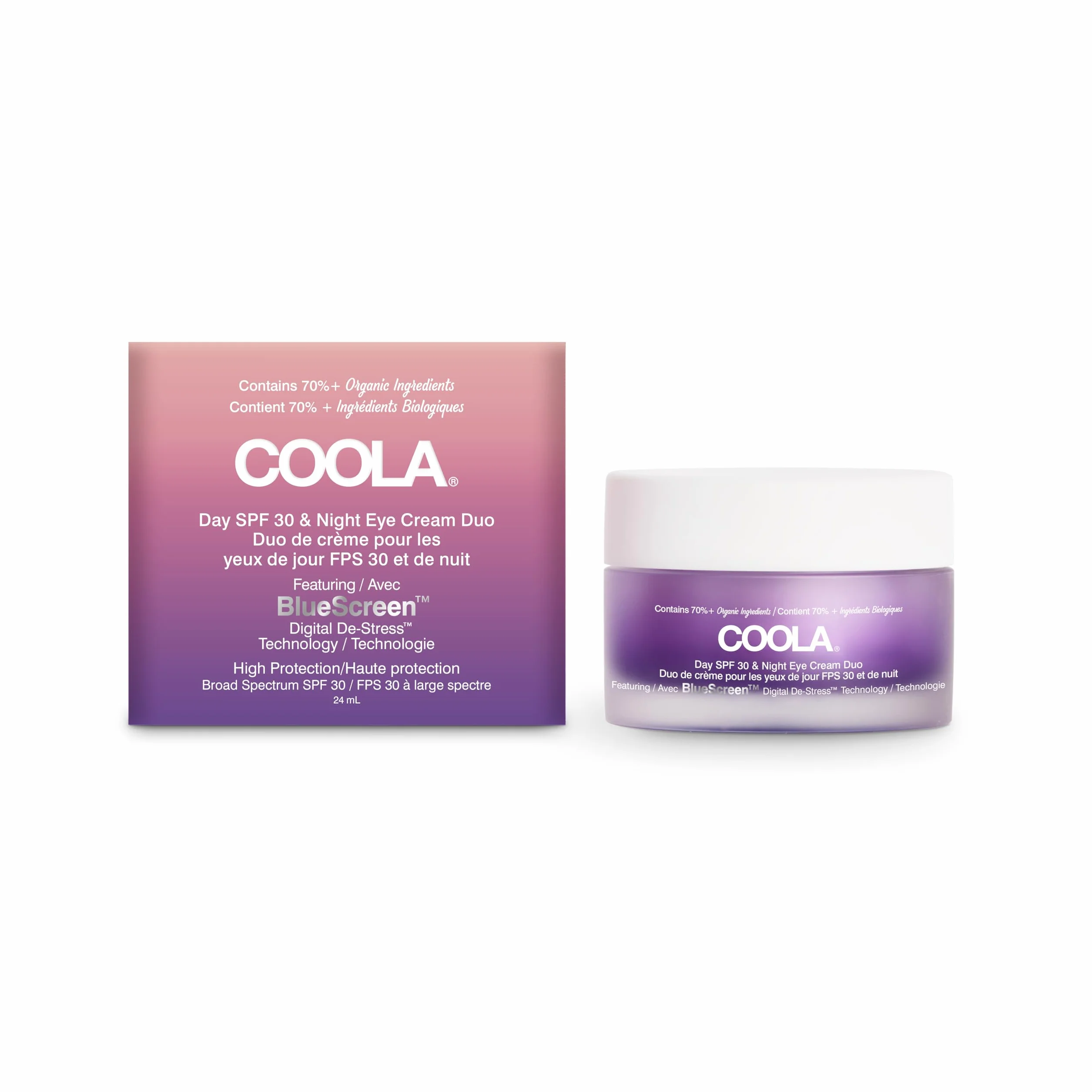 COOLA Day SPF 30 & Night Eye Cream Duo (24 ml)