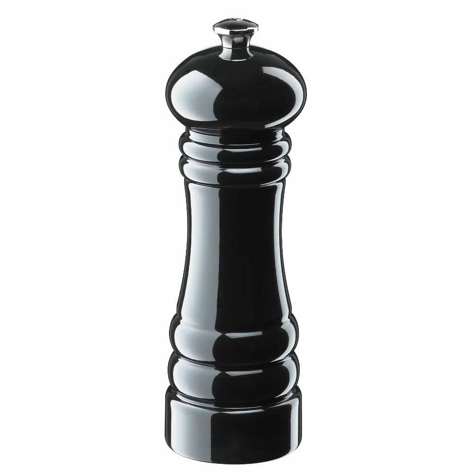 Zassenhaus Zestaw młynków BERLIN drewno bukowe czarny biały ceramiczny mechanizm Ø 5,9 cm wys. 18 cm