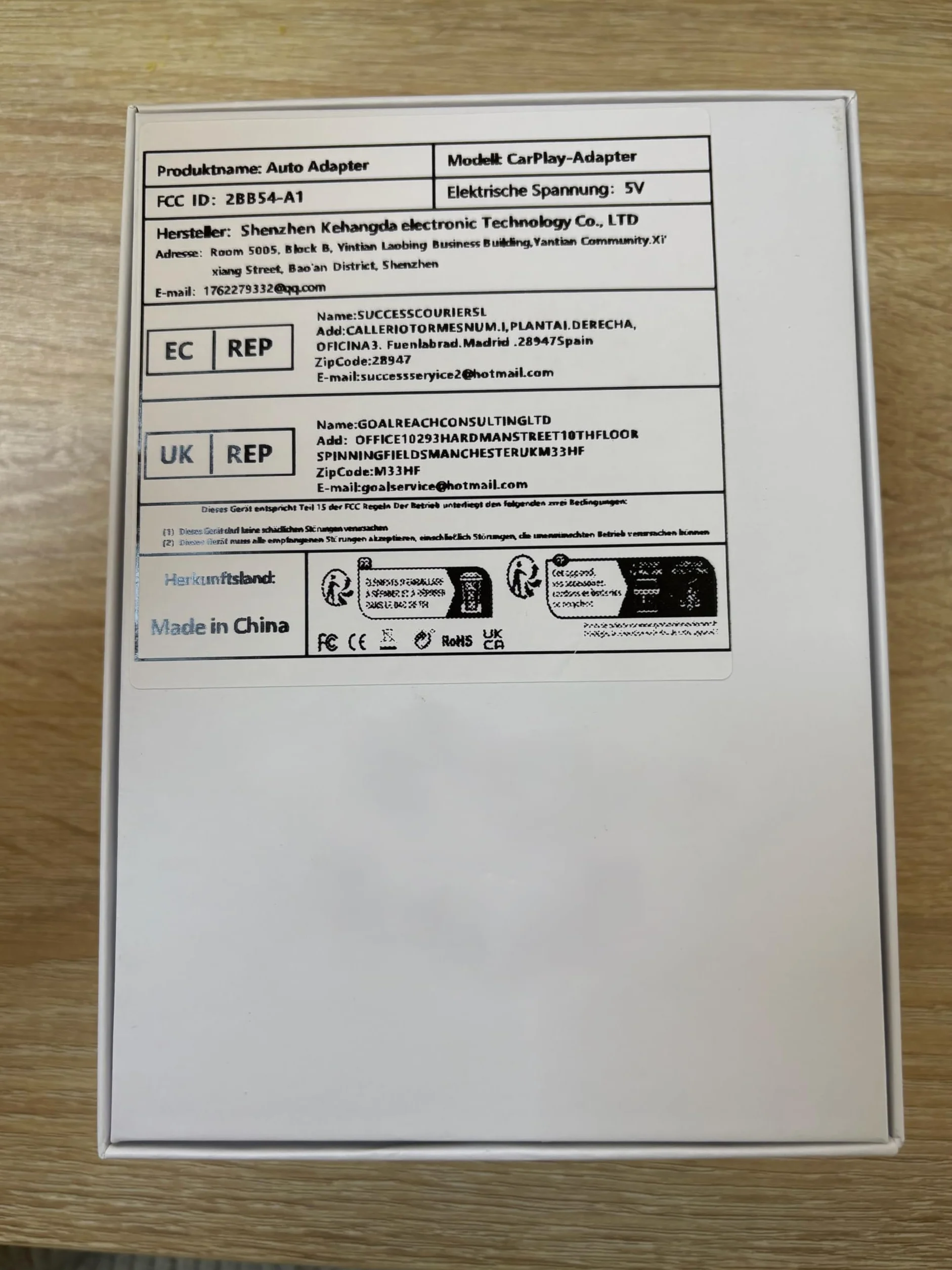 Bezprzewodowy adapter Carplay/Android do Toyota z Entune2.0 2014-2019, pasuje do Tundra/Highlander/RAV4/Tacoma/Camry/Corolla/Avalon/Prius/CH-R