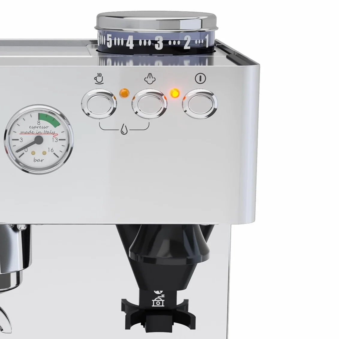 Lelit Anita Ekspres do Kawy Srebrny 1000W 230V