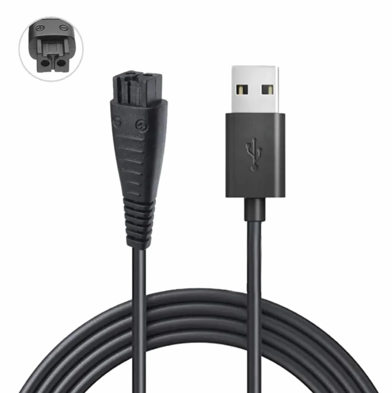 Wymienny kabel ładujący USB 4.8 W RE7-87/RE7-59 do golarki elektrycznej Panasonic ES-RT30 ES-RT40 ES-GA20 ES2065 ES2067 ES-ST29 ES-ERT3