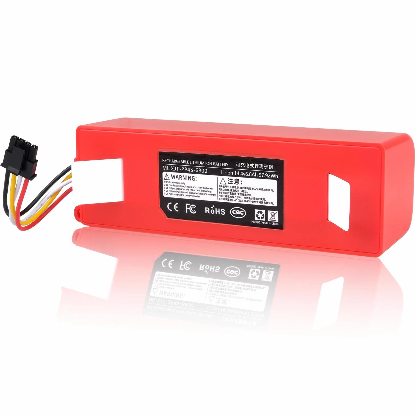 Bateria 6800 mAh do Roborock S5 S50 S51 S55 S6 S7 Max MaxV MaxV Ultra Pure Xiaowa E20 E25 E35 Q5 Q7 Pro Max+ Mijia 1. i 2. generacji
