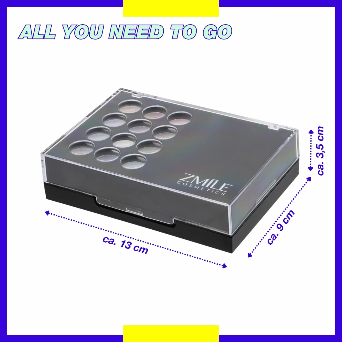 ZMILE Cosmetics Zestaw do Makijażu, All You Need To Go, Kosmetyki Wegańskie