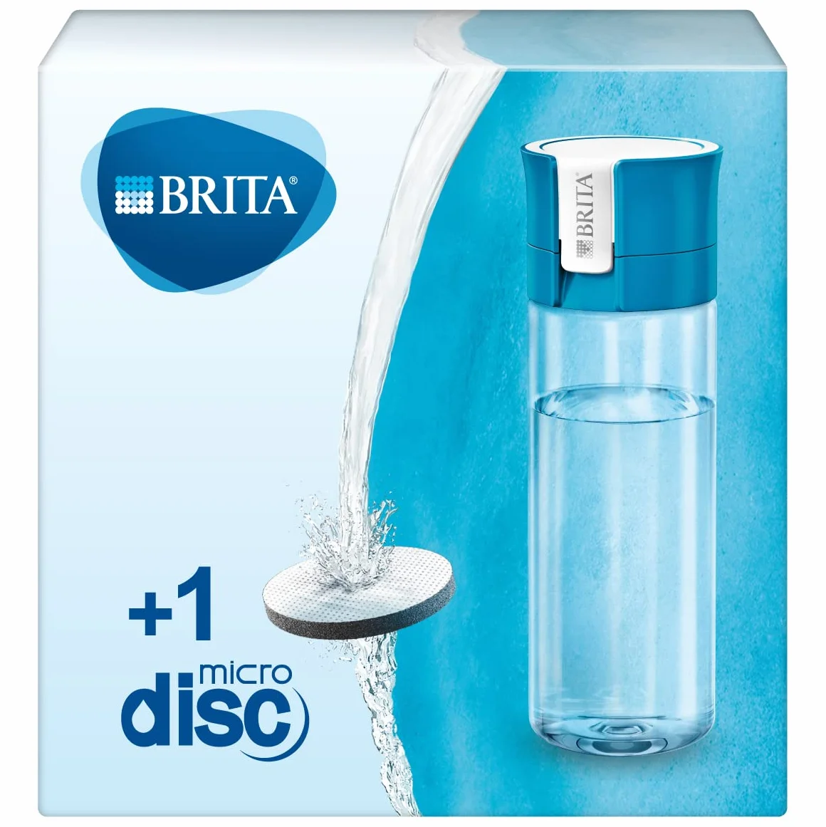 BRITA Butelka filtrująca 0,6L niebieska bez BPA