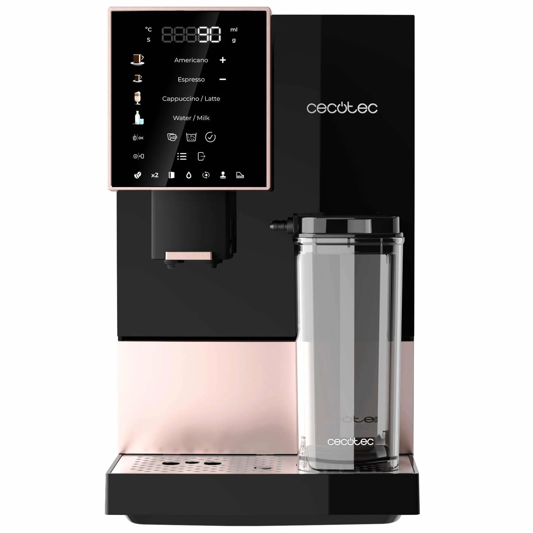Cecotec Cremmaet Compactccino ekspres do kawy 19 bar Thermoblock 150 g 1,1 l