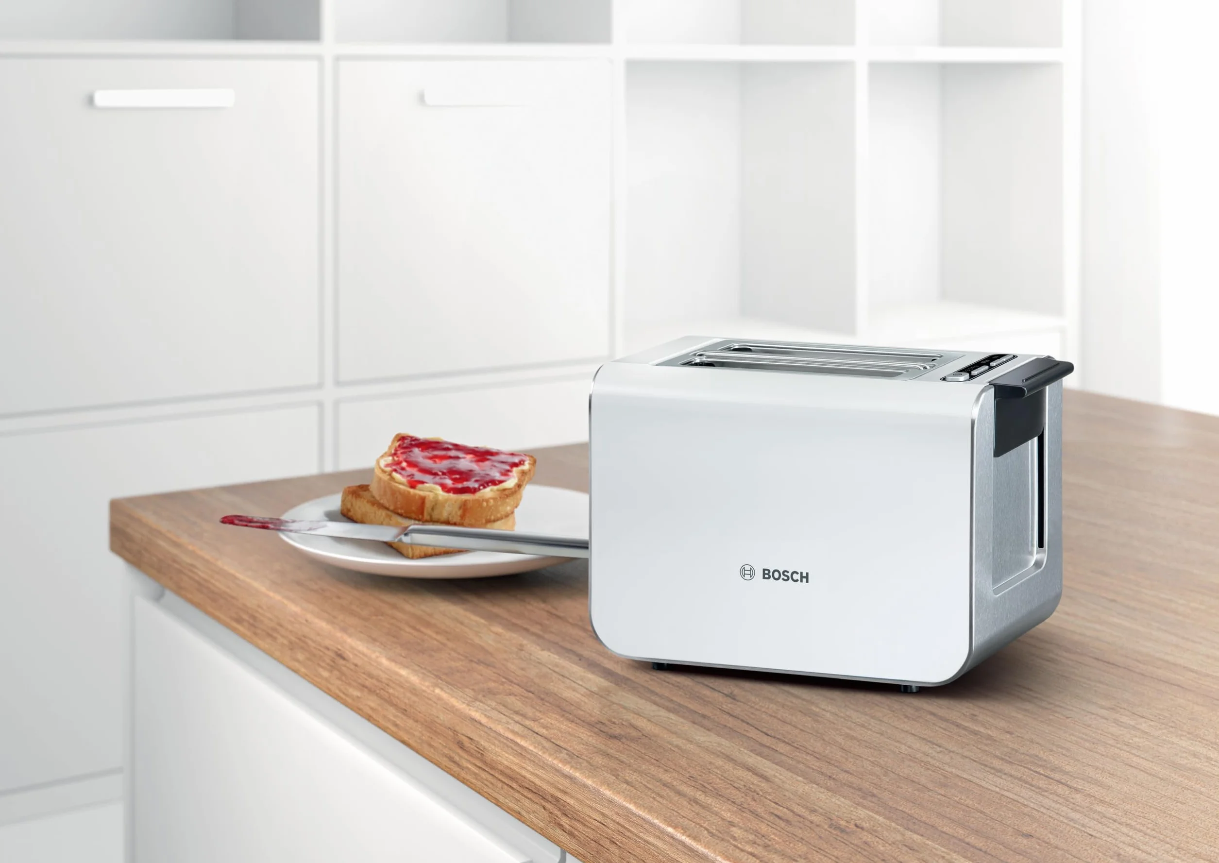 Bosch Toster Styline TAT8611N 800 W stal nierdzewna biały