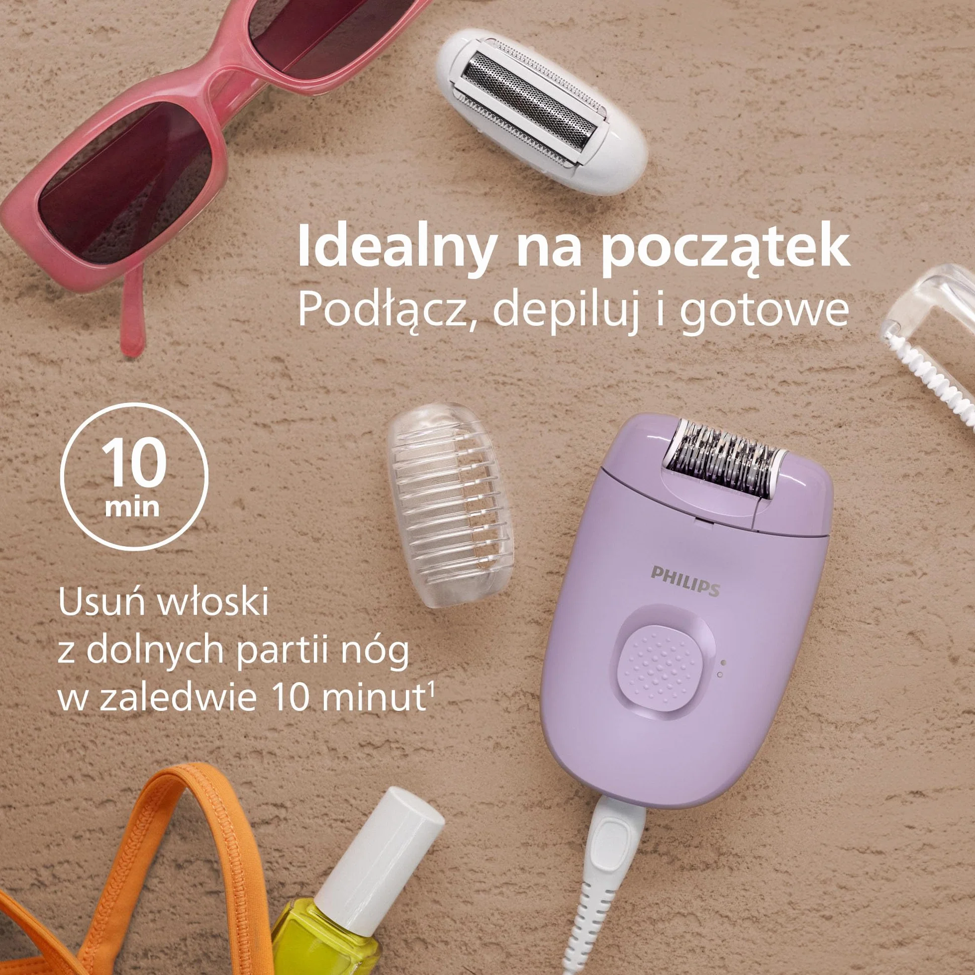 Golarka Philips Series 2000, przewodowa golarka do ciała i wrażliwych okolic, depilacja i golenie, urządzenie do usuwania owłosienia dla kobiet, model BRE237/00