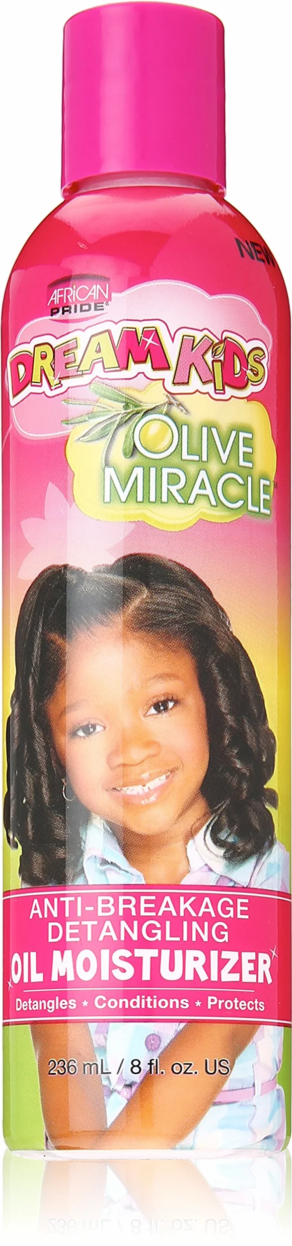African Pride Dream Kids Miracle olejek nawilżający do włosów, 236 ml