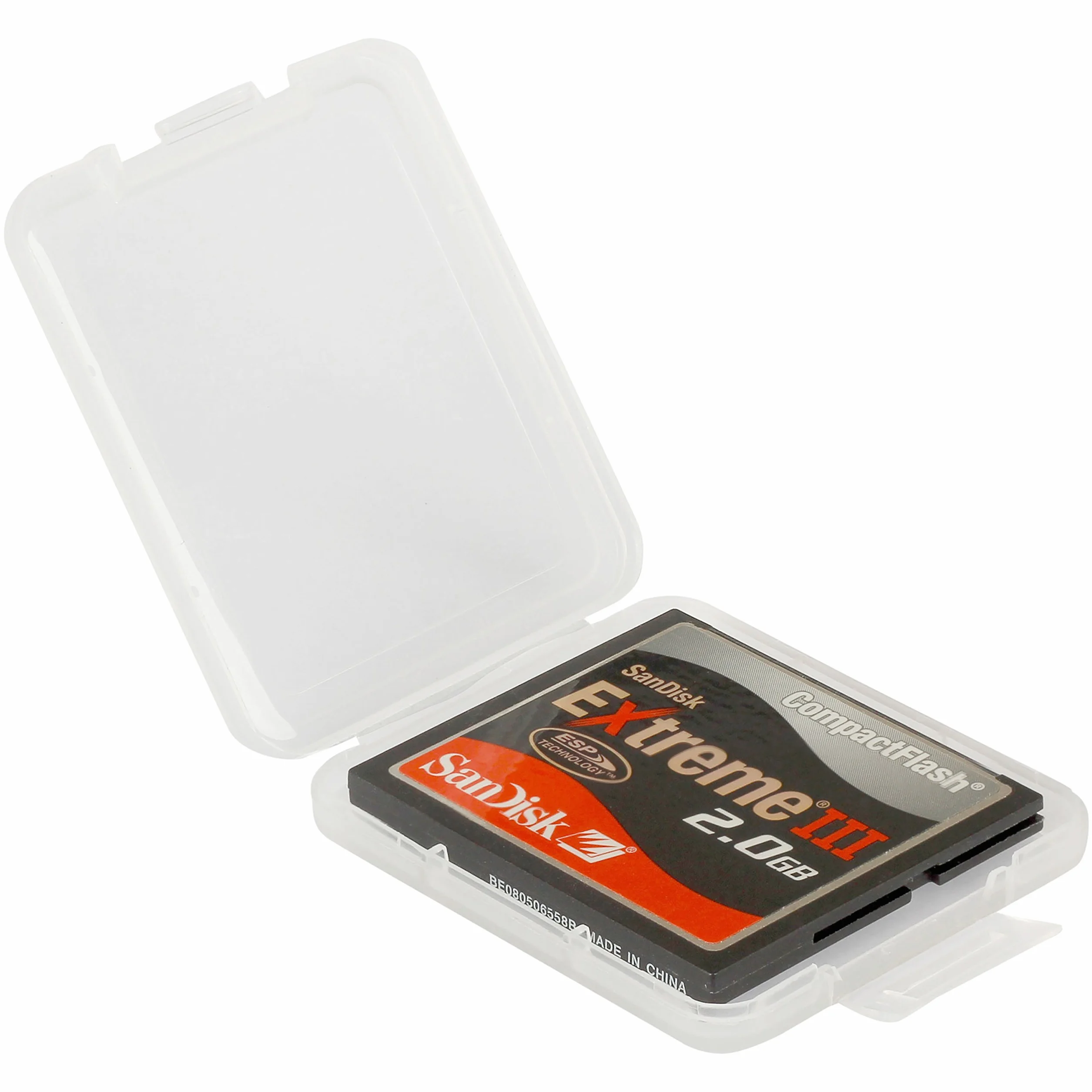 Poppstar Pudełek ochronnych na karty pamięci Compact Flash dla bezpiecznego transportu, 10 sztuk
