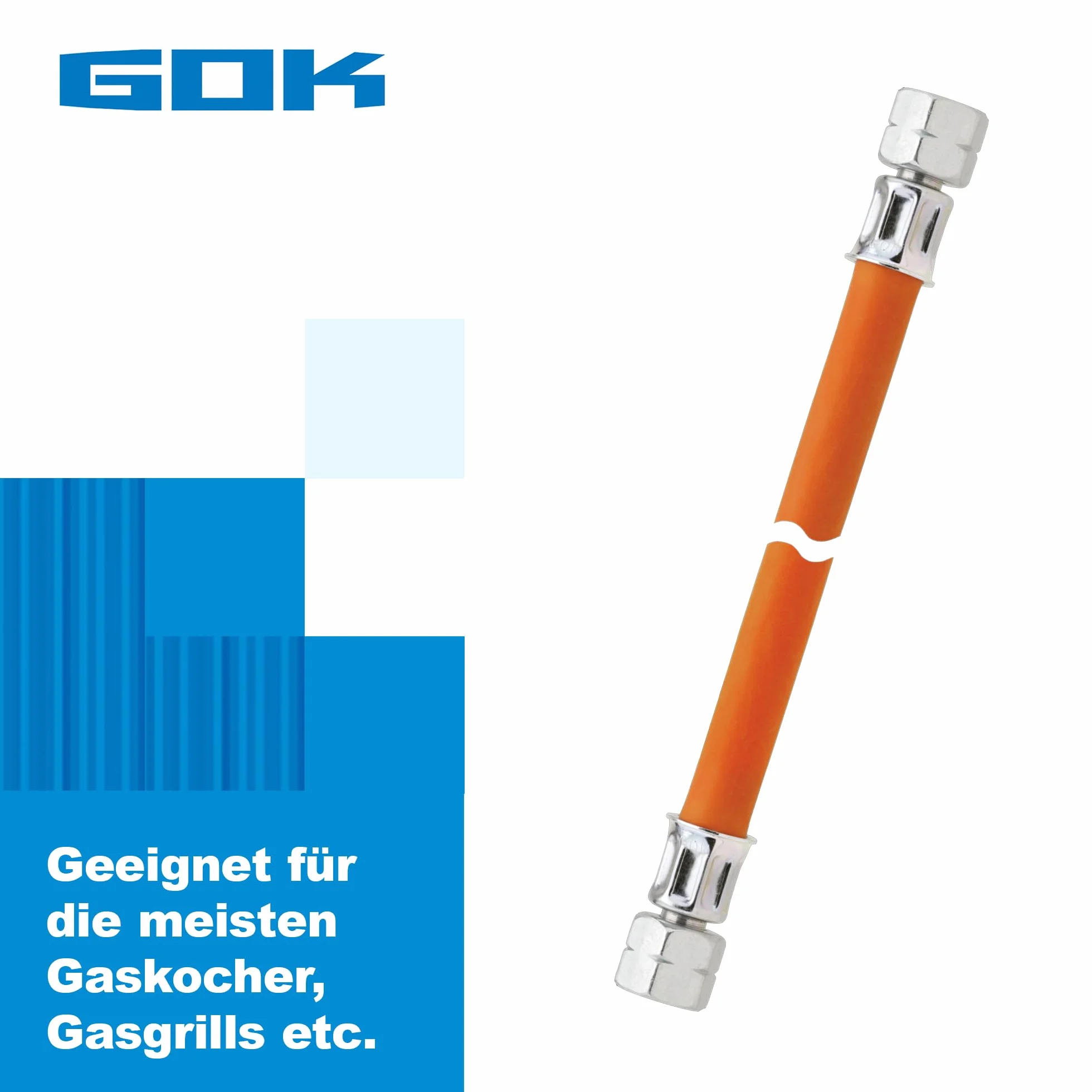 GOK Wąż gazowy Propan G 1/4 LH-ÜM 1,5 m