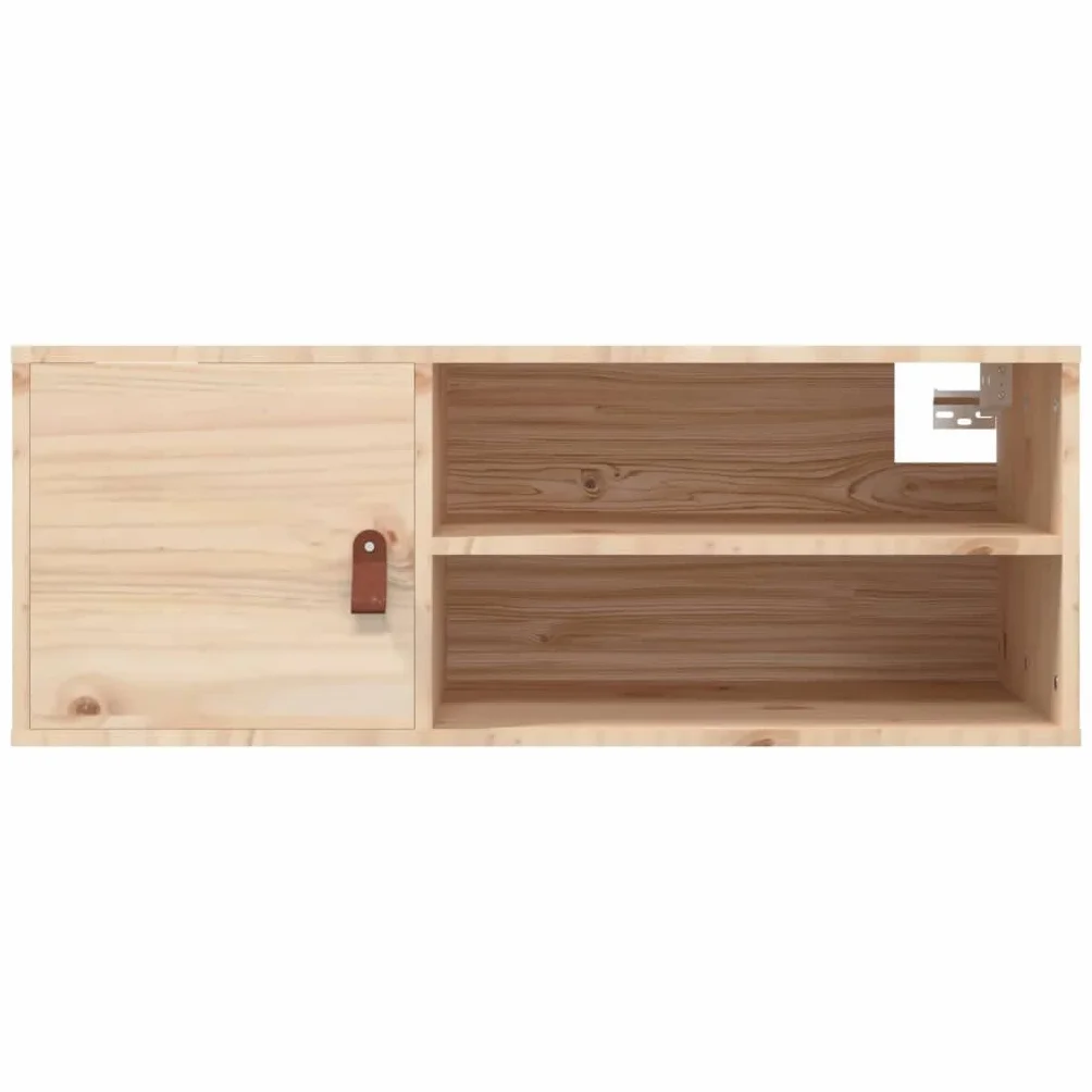 Szafka wisząca 80x30x30 cm Drewno sosnowe lite