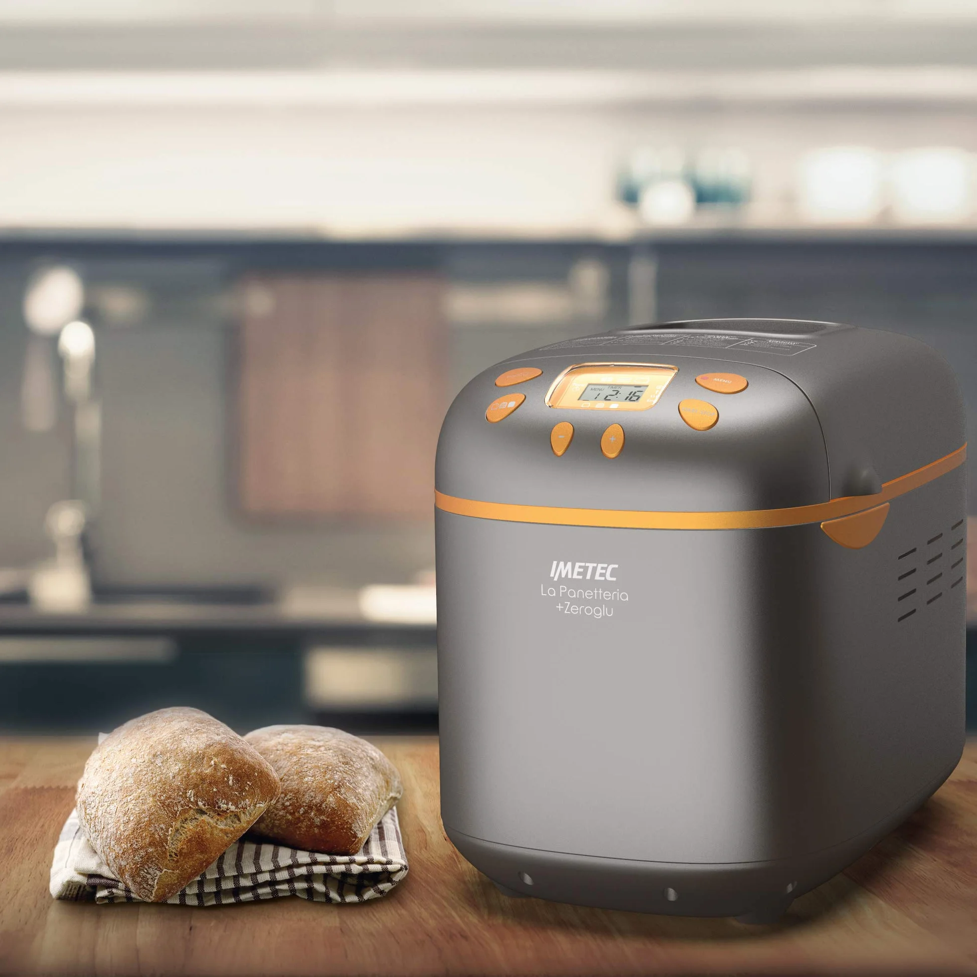 Imetec La Panetteria +Zeroglu maszyna do pieczenia chleba, ciasta, dżemów, pizzy