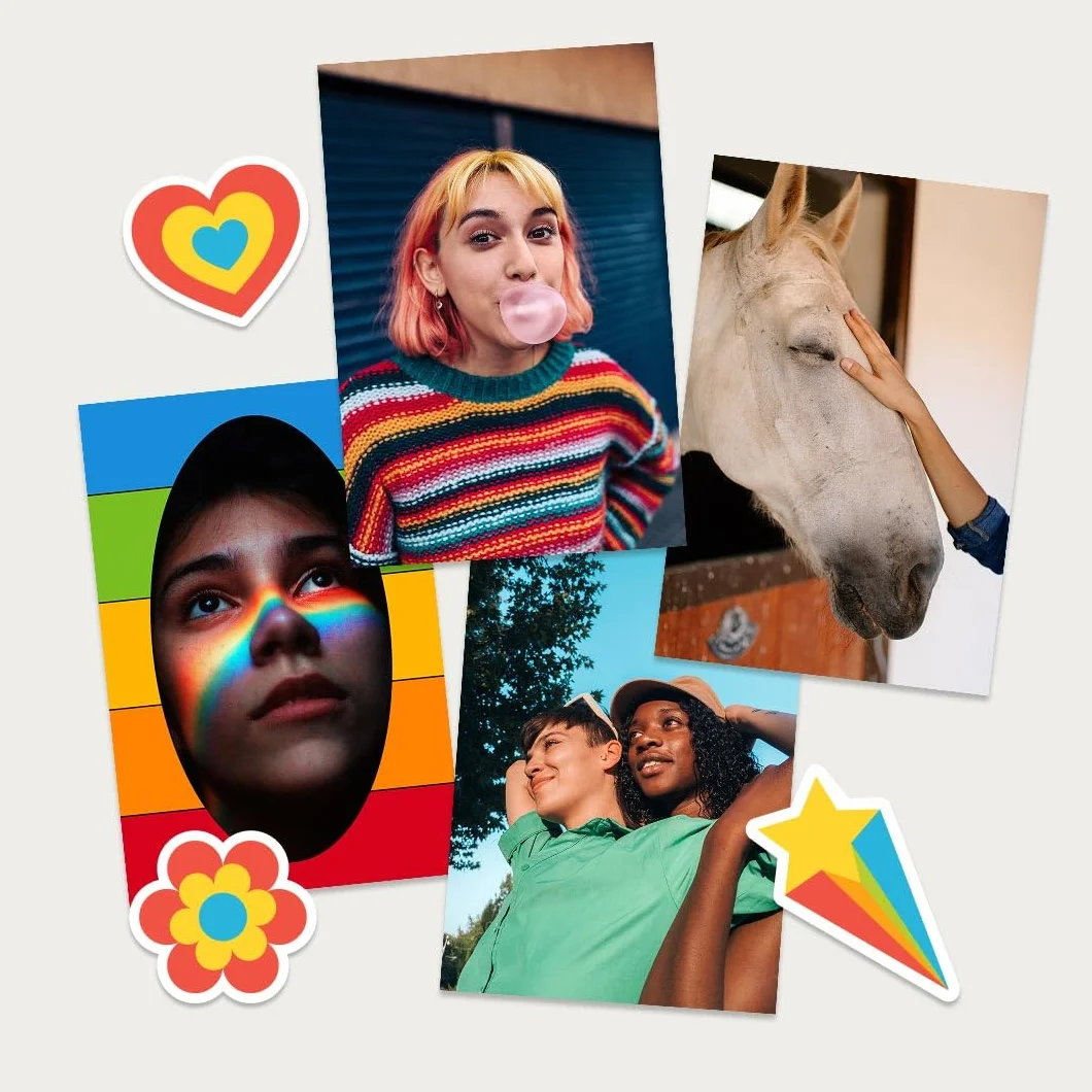 Polaroid Zestaw Hi-Print+Paper - 2. generacji - Podłączona przez Bluetooth 2x3 Kieszonkowa Drukarka fotograficzna, Dye-Sub - Czarny