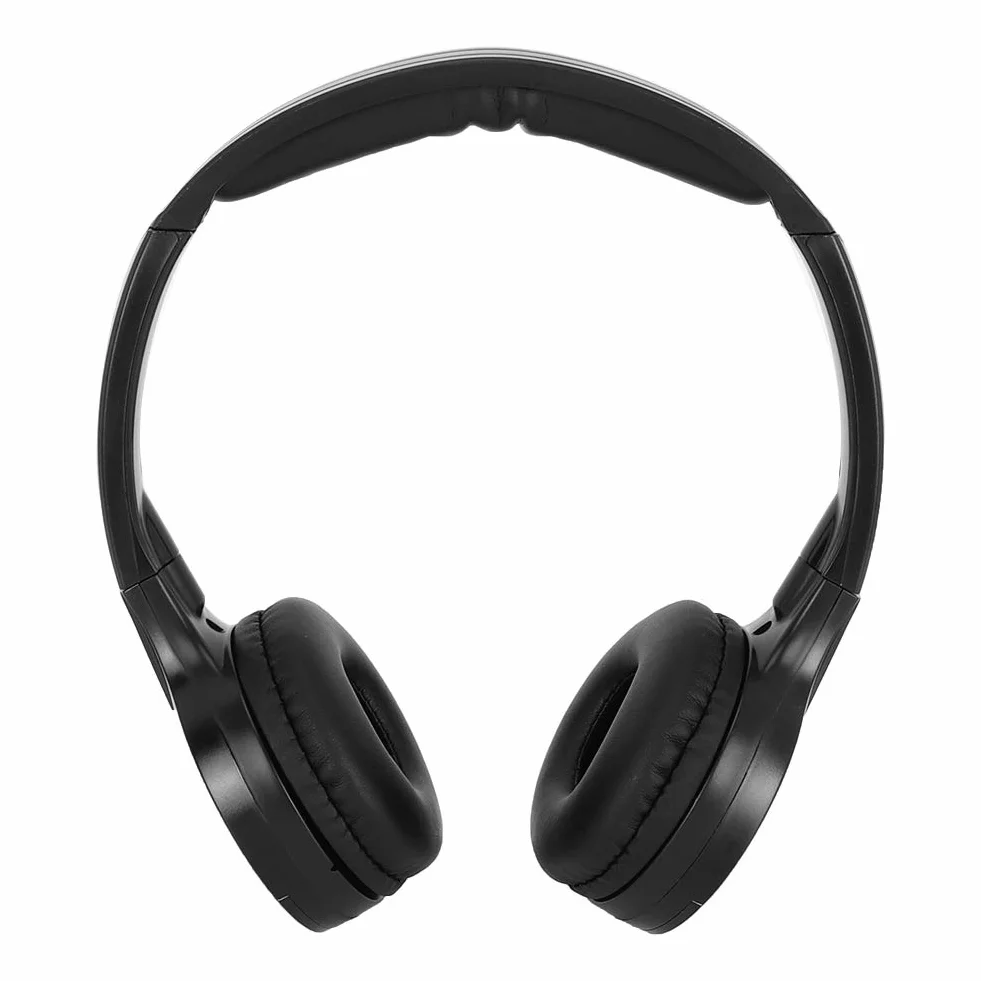 Keenso Samochodowe słuchawki bezprzewodowe, bezprzewodowe słuchawki stereo na podczerwień, 2-kanałowe, do zagłówków samochodowych, DVD, akcesoria elektroniczne