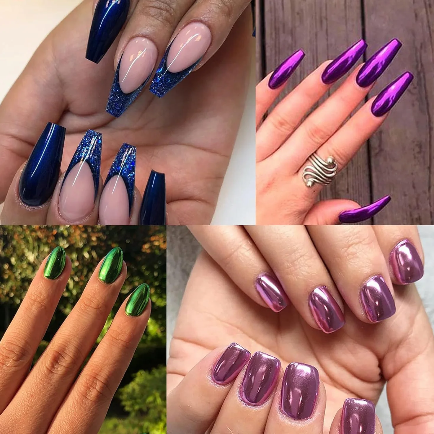 Chrome Nail Powder 6 Colors