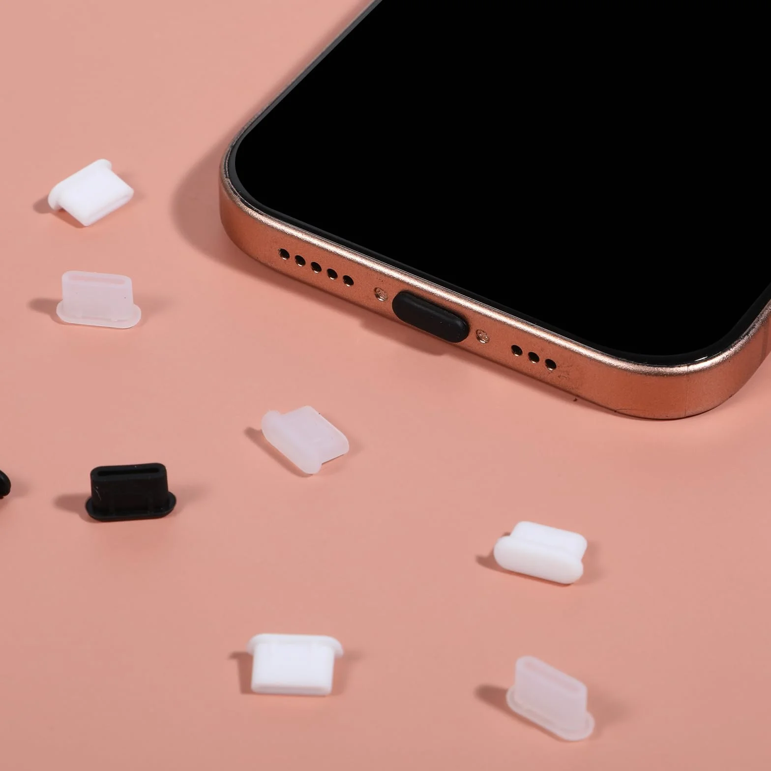 60 sztuk wtyczek przeciwpyłowych USB C, ochrona telefonu komórkowego USB C, wtyczka przeciwpyłowa, USB-C ochrona przed kurzem, zatyczki kompatybilne z telefonem komórkowym, ochrona przed kurzem