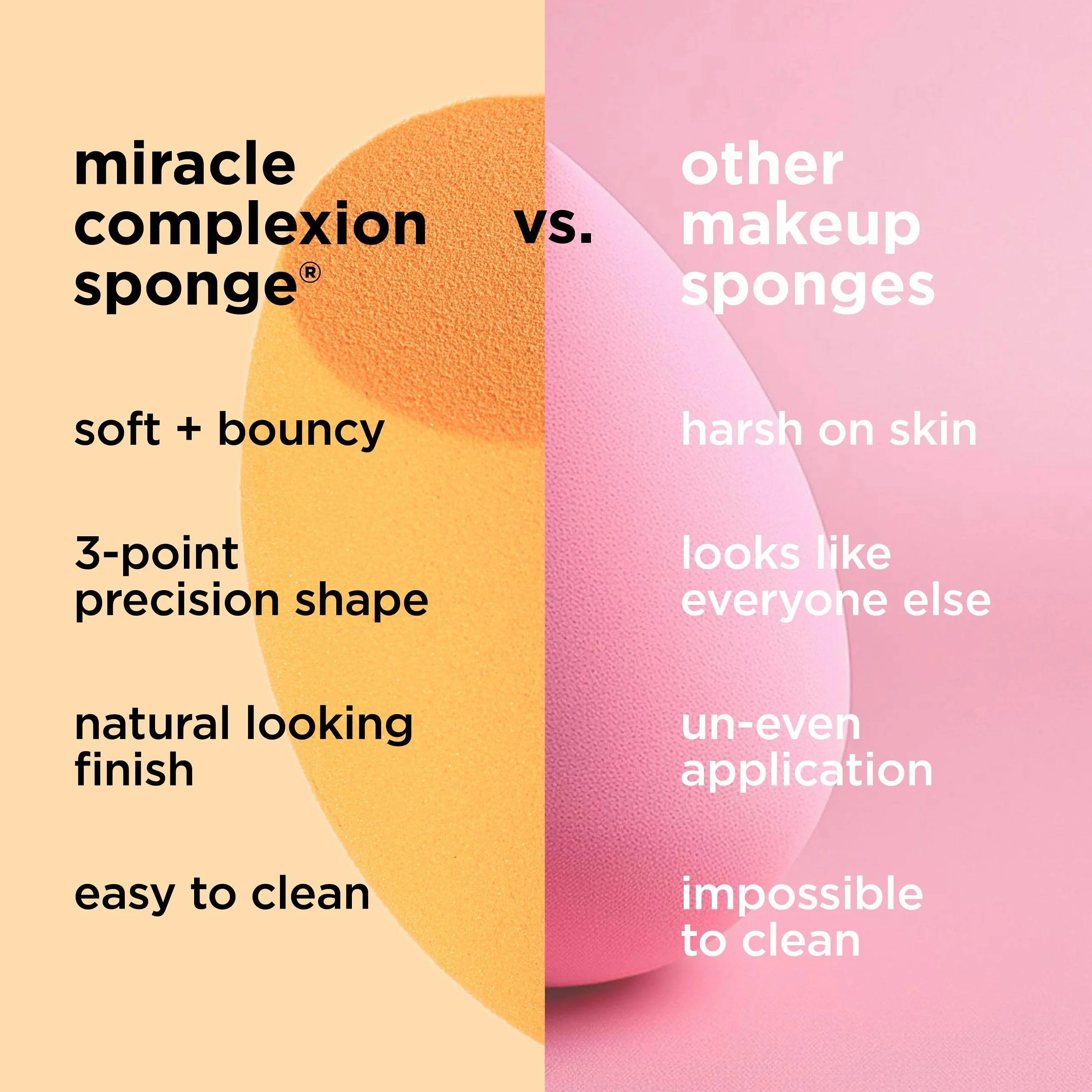 Real Techniques Miracle Complexion gąbka i proszek Miracle Duo Pack do podkładu i pudru