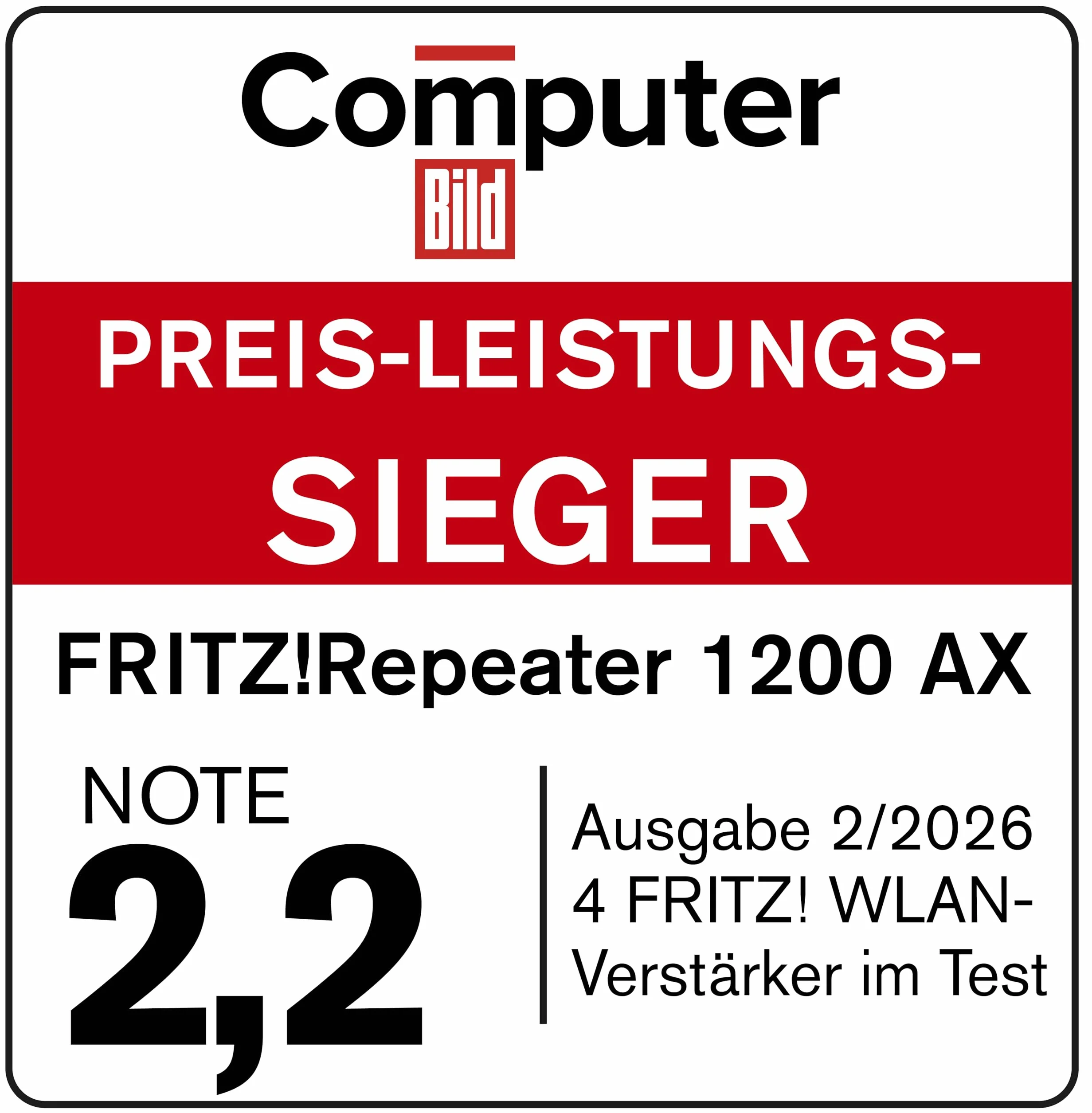 Avm Fritz! 20002974 Wzmacniacz, Biały, Do 2400 Mbps
