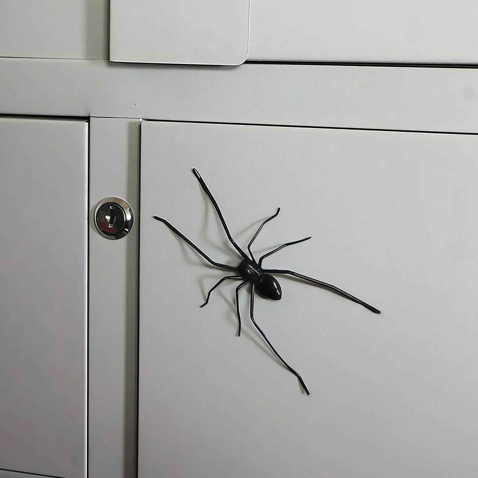 Yamobi Magnes na lodówkę 3D Spinne Realistyczne magnesy na pająki Halloween dekoracja