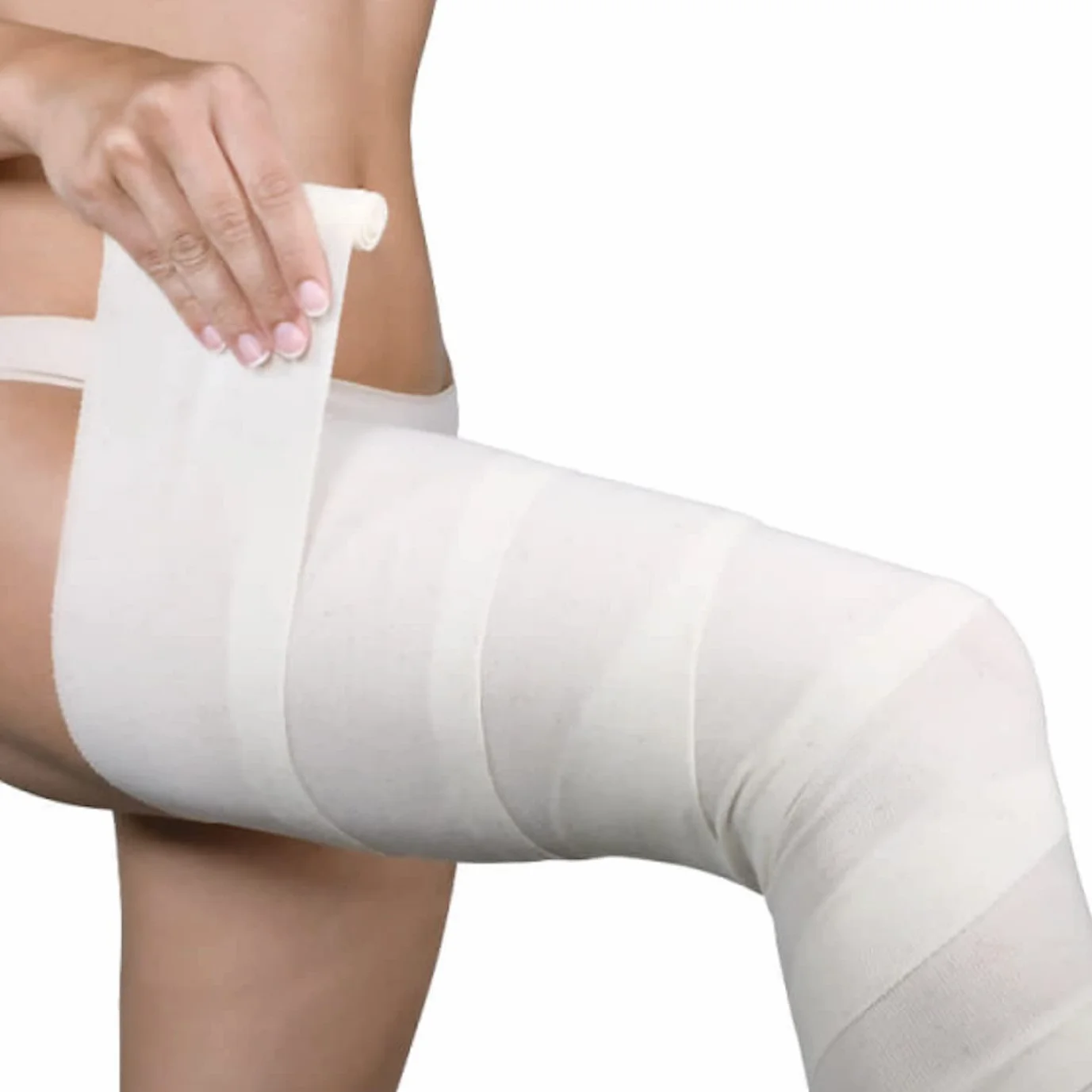 Guam, Cryo Slim taśmy chłodzące, z algami morskimi Guam przeciw cellulitowi, ujędrniające, odprowadzające, 2 gotowe do użycia, taśmy wielokrotnego użytku, 5,5 m x 10 cm, wyprodukowano we Włoszech