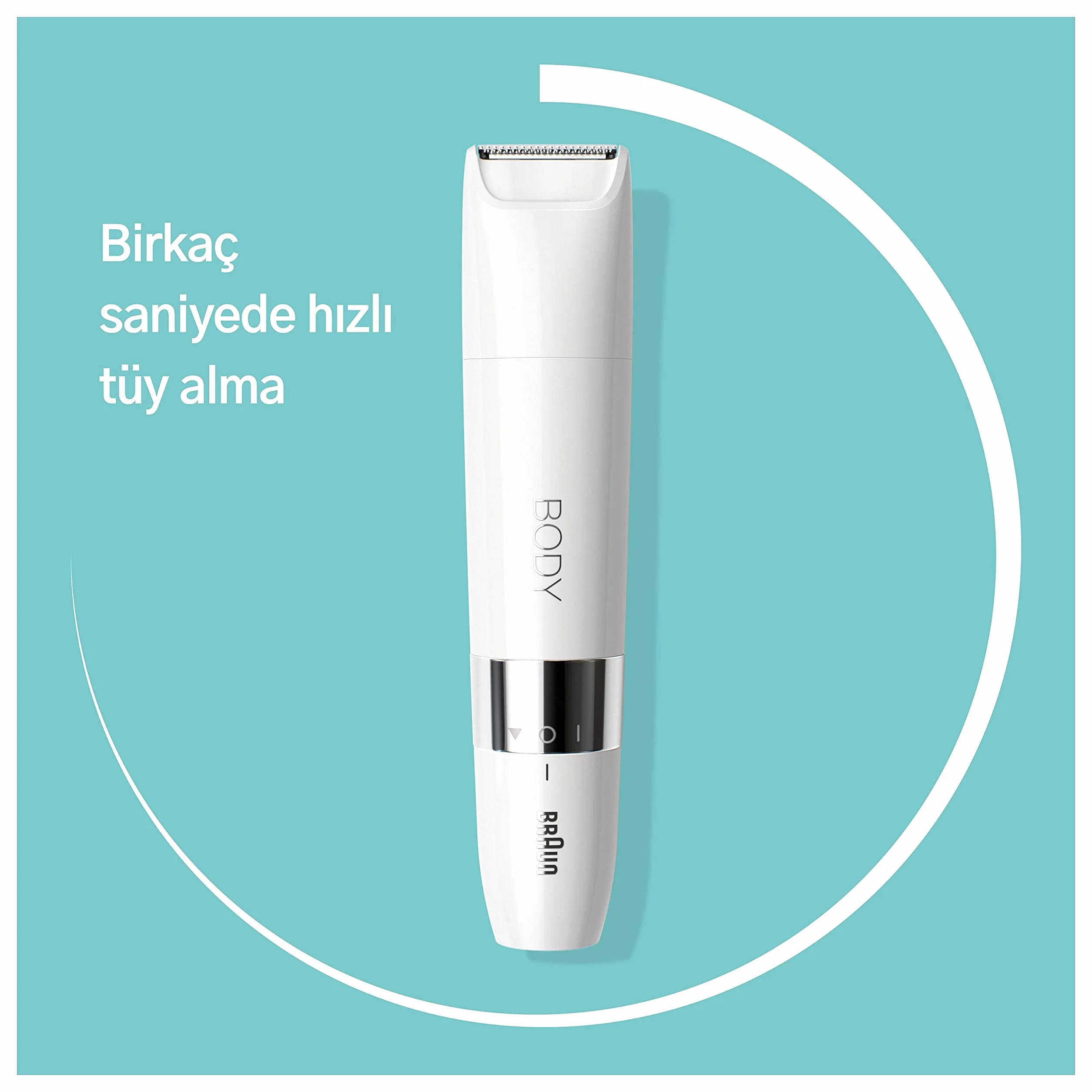 Braun Unix Body Golarka do ciała, Mini Depilator dla kobiet i mężczyzn z grzebieniem do przycinania, precyzyjna depilacja dla angielskich, pach, klatki piersiowej, suchych i mokrych zastosowań,