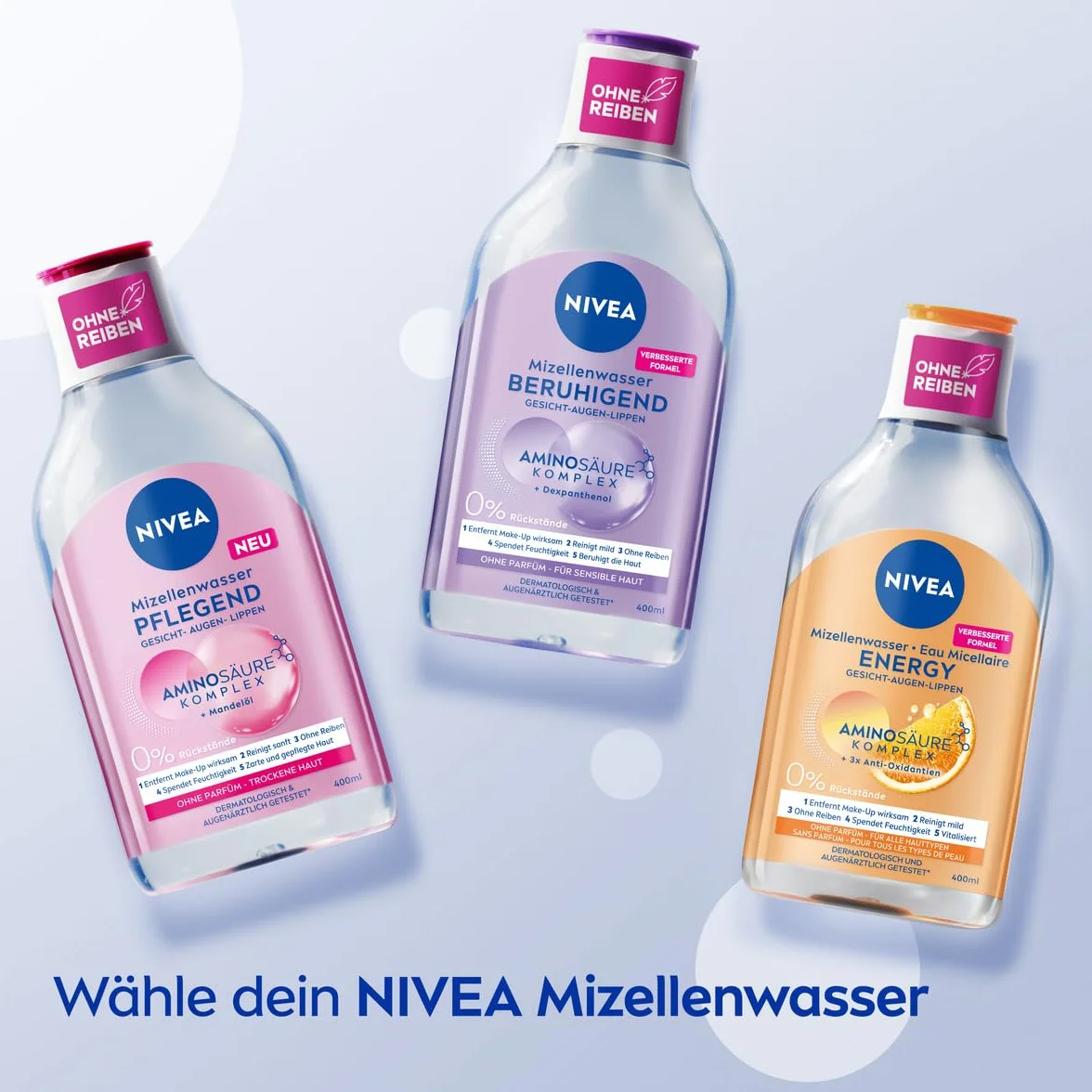 Nivea Aminosaure Komplex Woda Micelarna, 400 ml