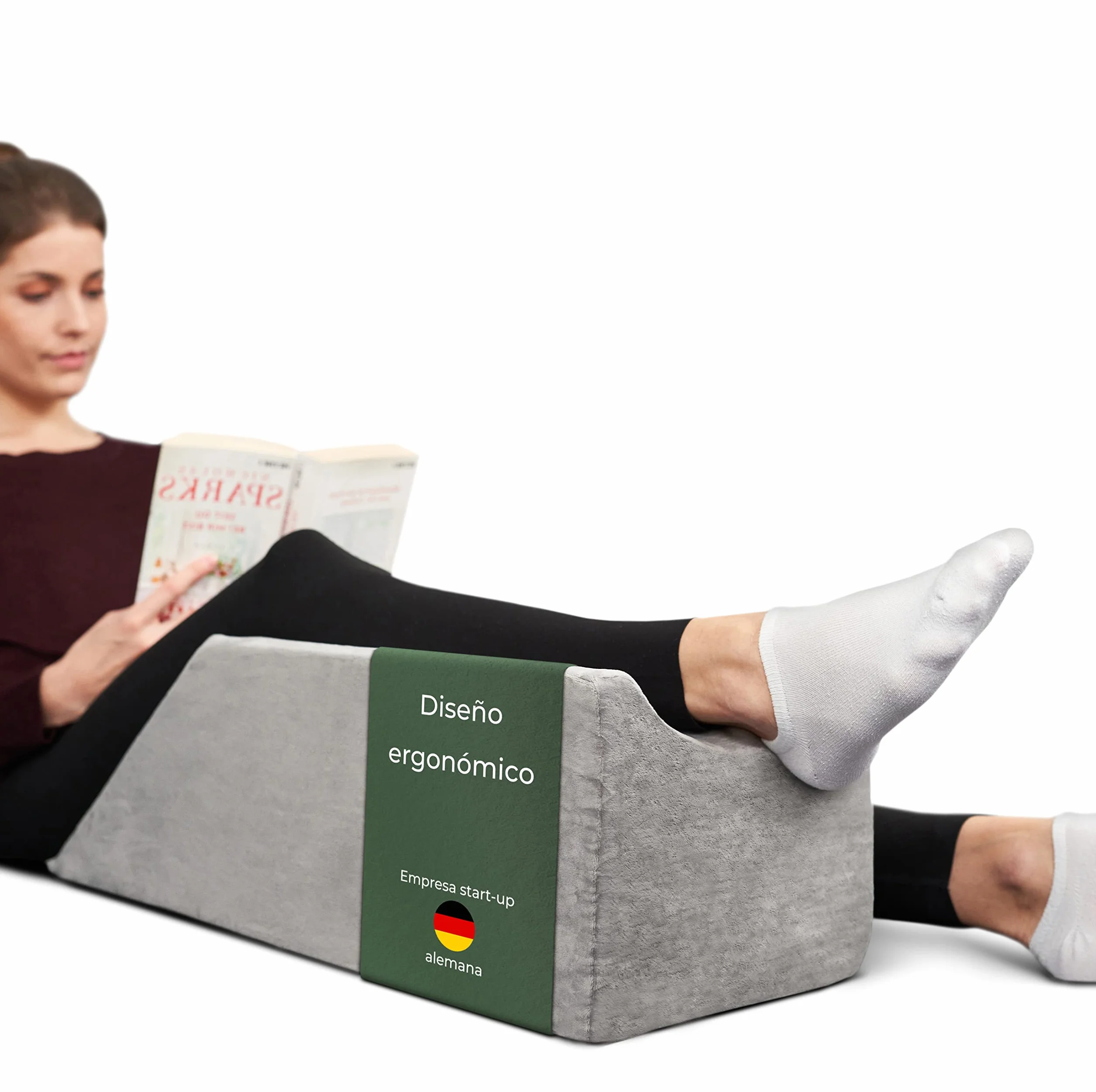 WELL B4 Ergonomiczna poduszka na żyły do unoszenia nóg klinowa