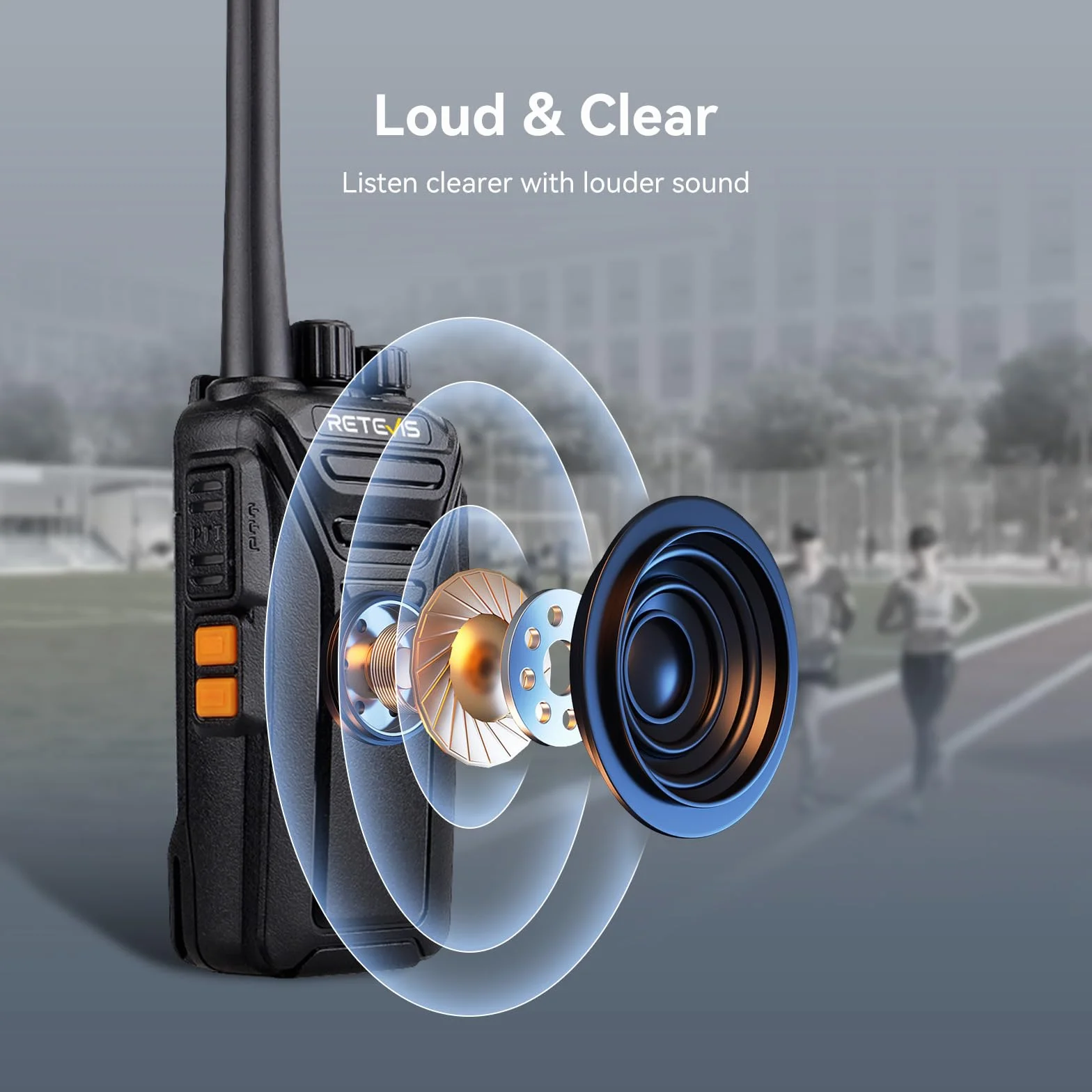 Retevis RT27 Walkie Talkie PMR446 5 para