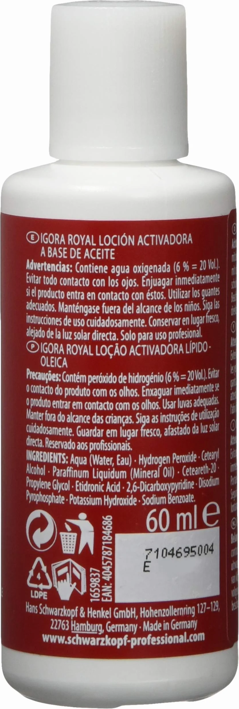 Schwarzkopf Igora Royal Developer Mini 6%, 60 ml