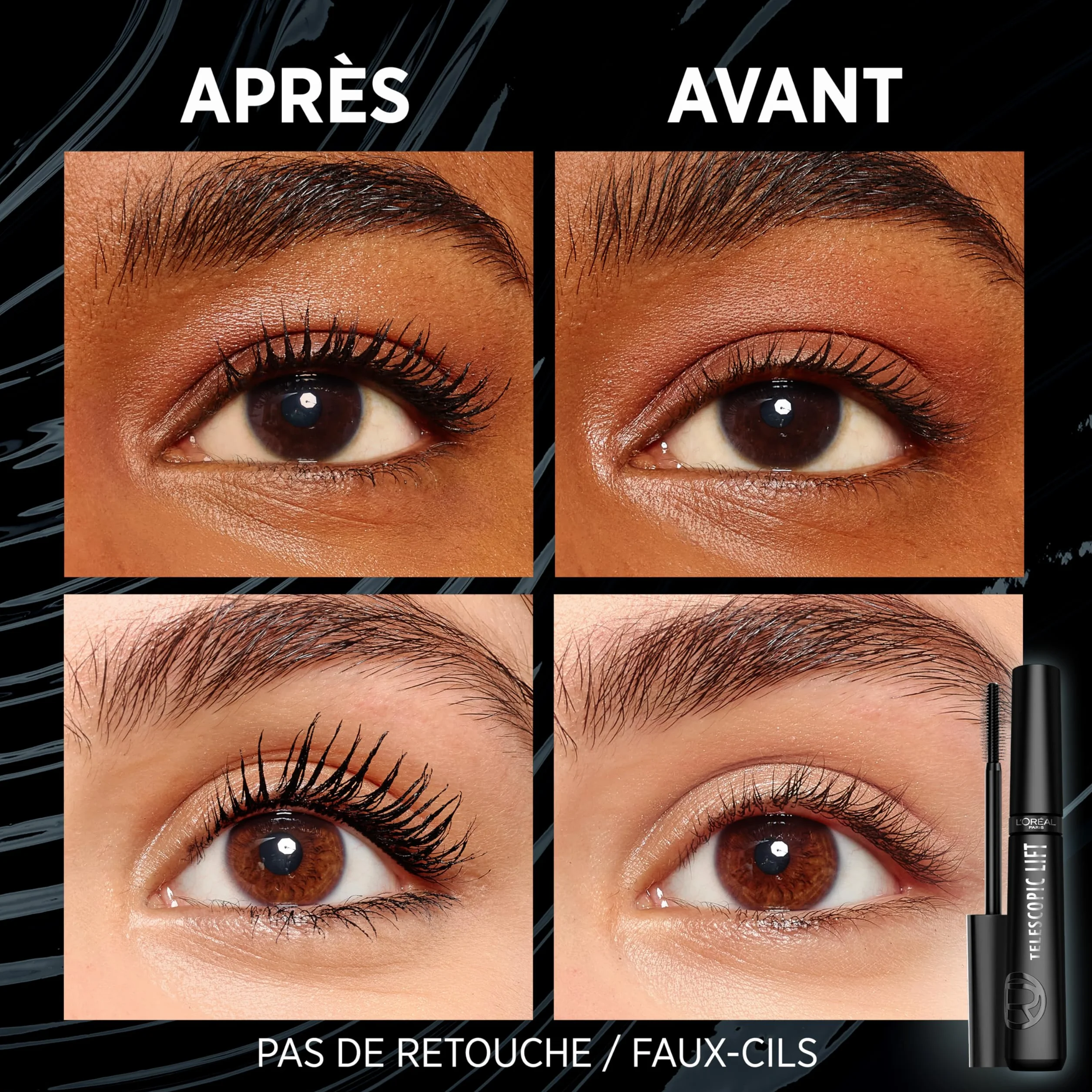 L’Oréal Paris Eye Makeup Telescopic Lift Extra Tusz do Rzęs, Czarny
