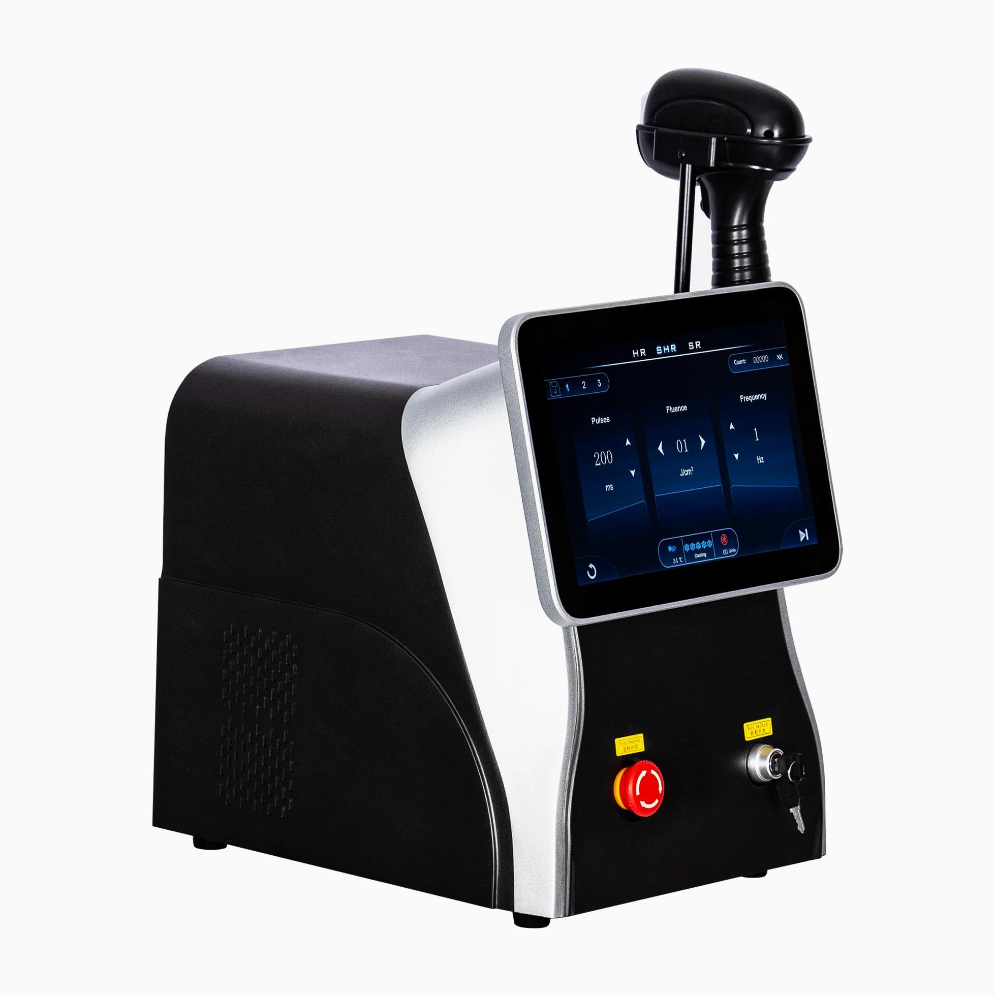 Depilator Laserowy 3500W - Przenośne Urządzenie 3-falowe 755/808/1064nm z Chłodzeniem Sapphire Ice do Bezbolesnej i Trwałej Depilacji Domowej