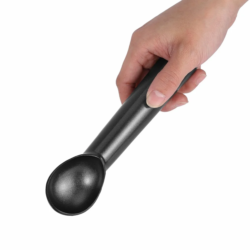 Aluminiowa łopatka do lodów ze stali nierdzewnej, trwała metalowa łyżka