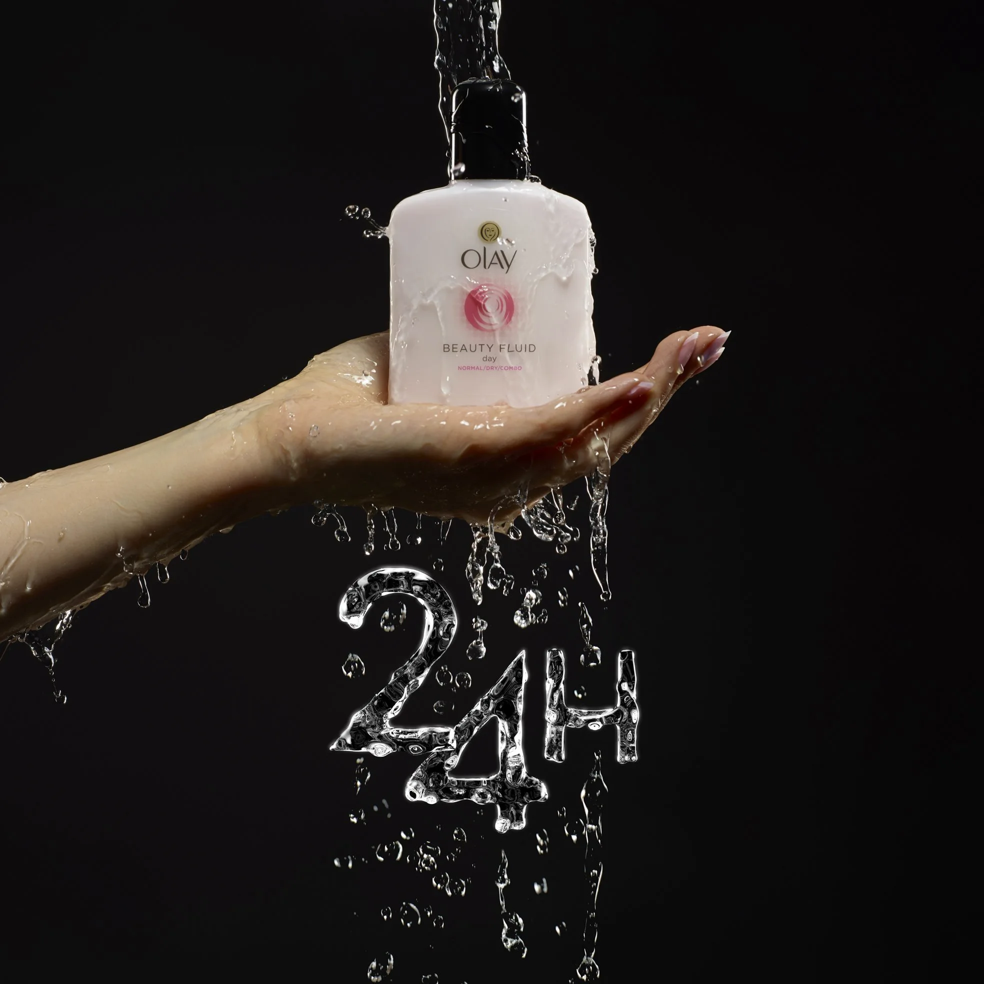 Olay Beauty Fluid Nawilżanie twarzy i ciała, 200 ml, opakowanie 6