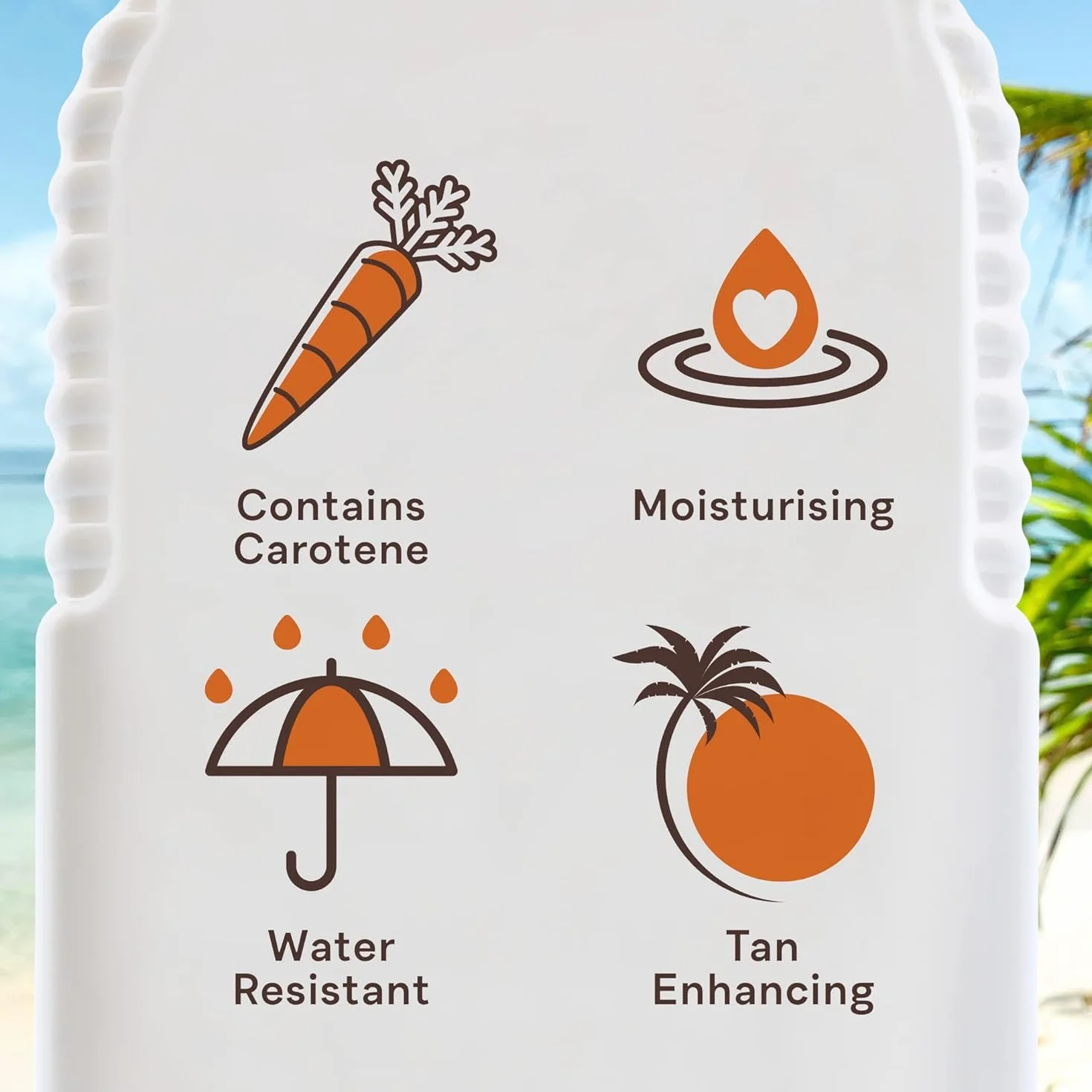 Malibu Sun olejek do opalania wodoodporny z beta-karotenem i zapachem kokosowym 200 ml