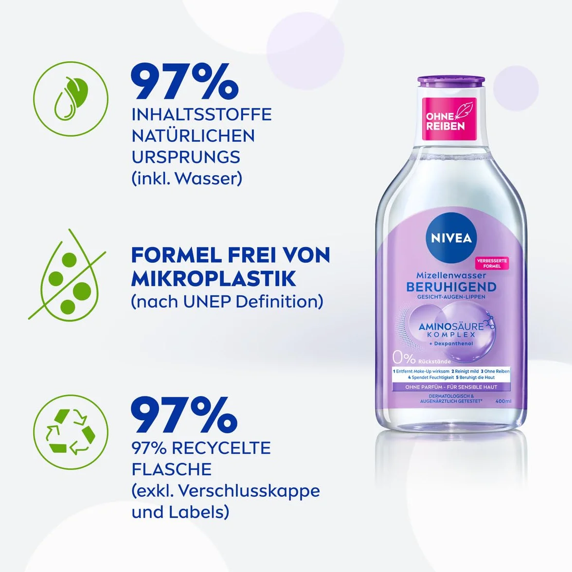 Nivea Aminosaure Komplex Woda Micelarna, 400 ml