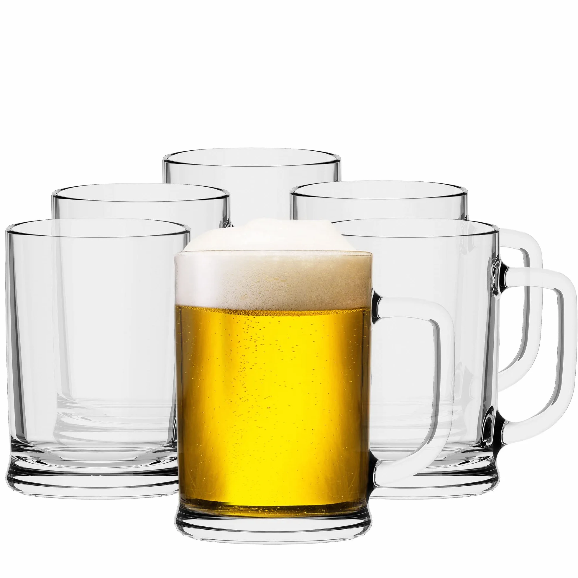 Kufel do Piwa Zestaw 6 Sztuk 500 ml TREND FOR HOME Kolekcja Ulf