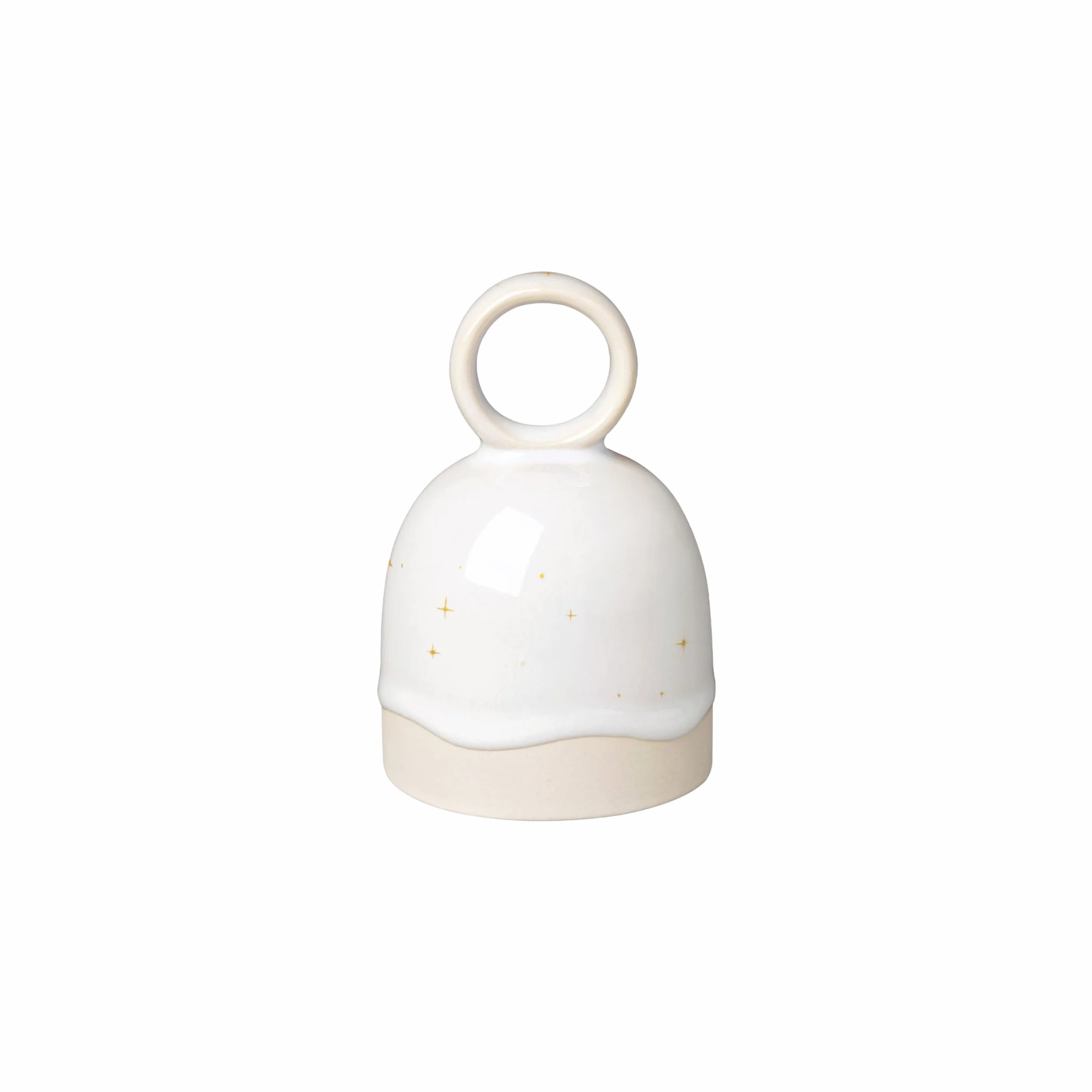 Villeroy & Boch like. dzwonek stołowy Winter Glow, dekoracja świąteczna z porcelany Premium