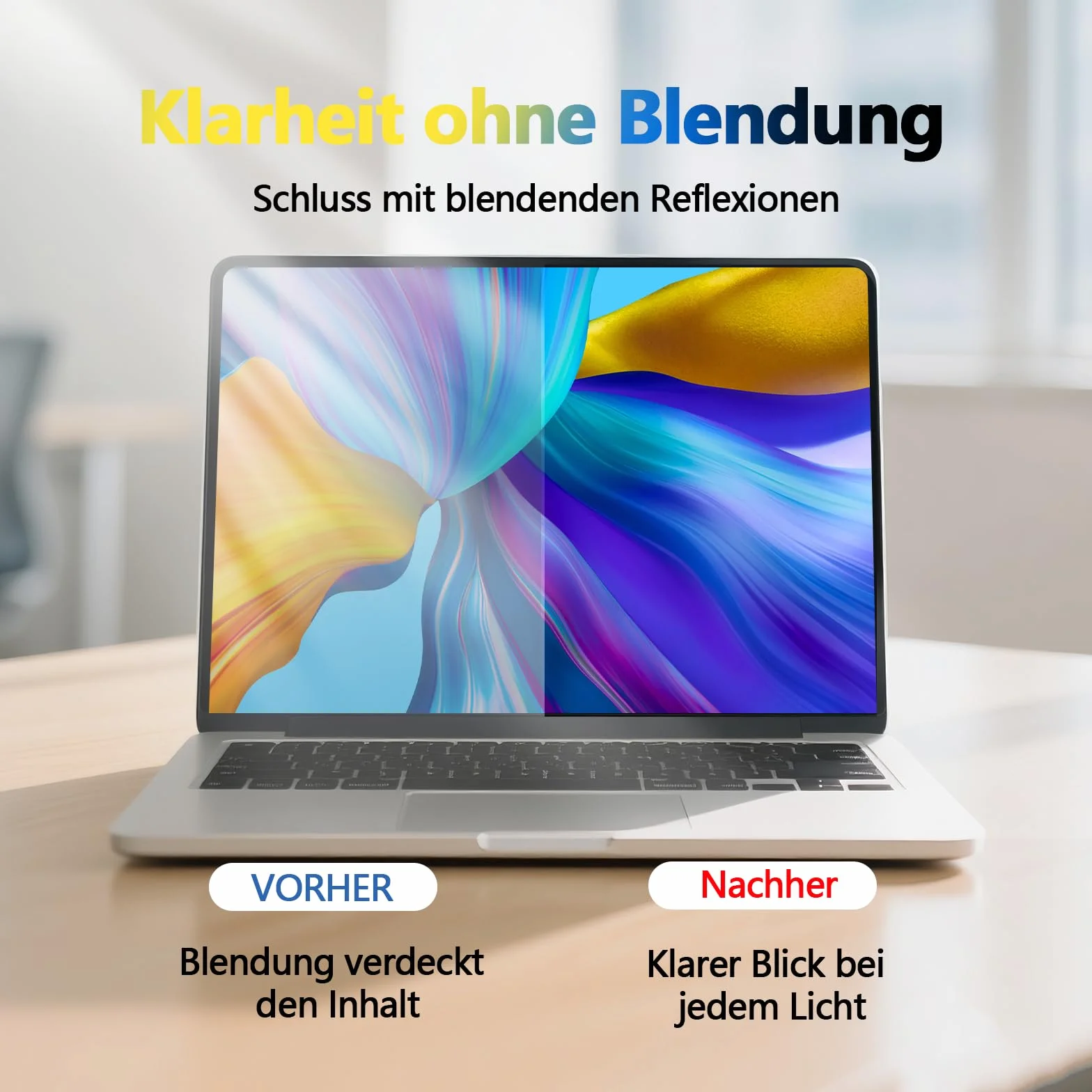 Filtr prywatyzujący do MacBook Pro 14 cali, łatwy montaż i demontaż, ochrona przed niebieskim światłem folia maskująca na laptopa MacBook Pro 14 cali