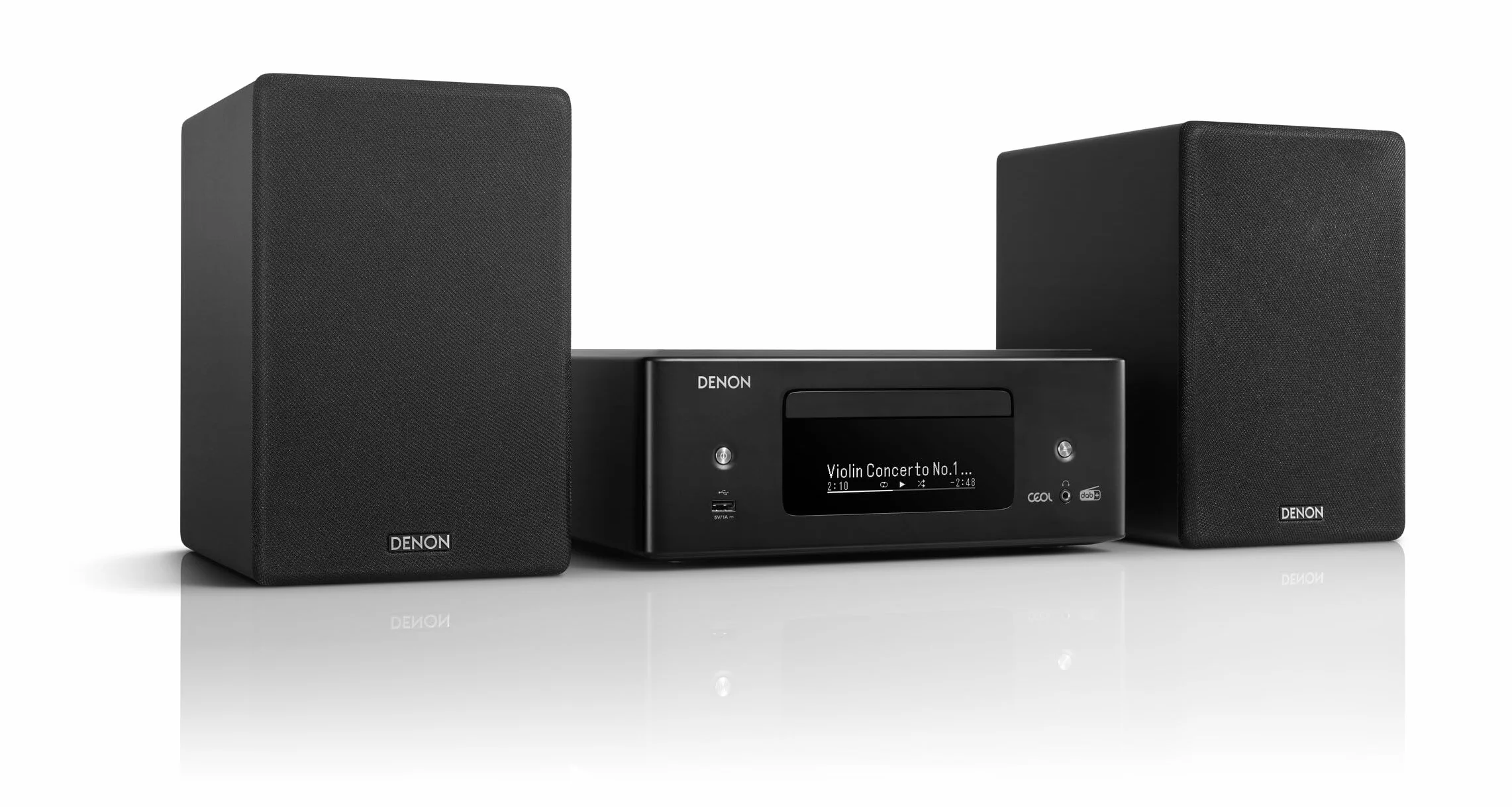 Denon N-12DABBKE2 Wzmacniacz, Czarny, 65W