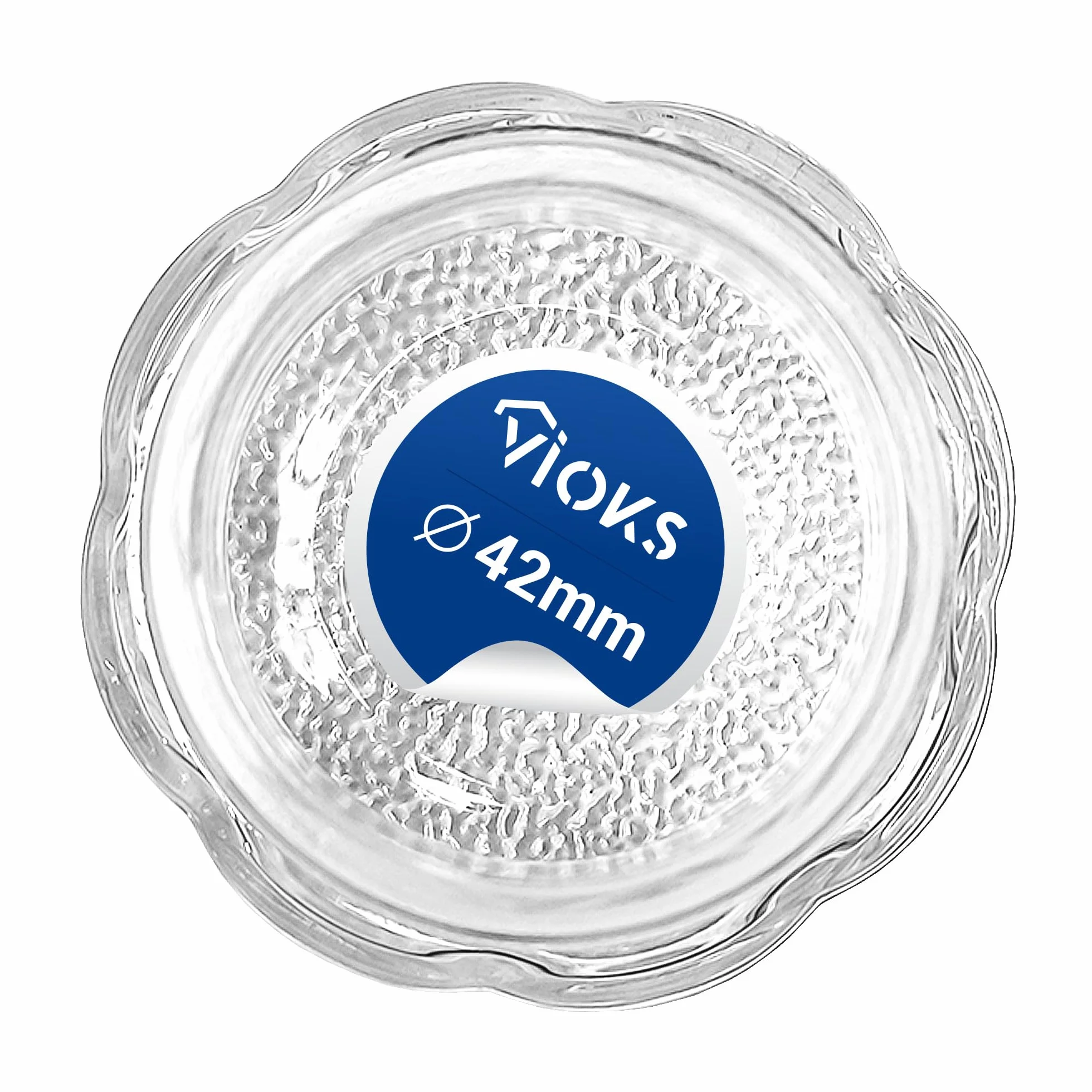 VIOKS Pokrywa lampy szkło ochronne 42mm do Bauknecht Whirlpool Indesit zamiennik