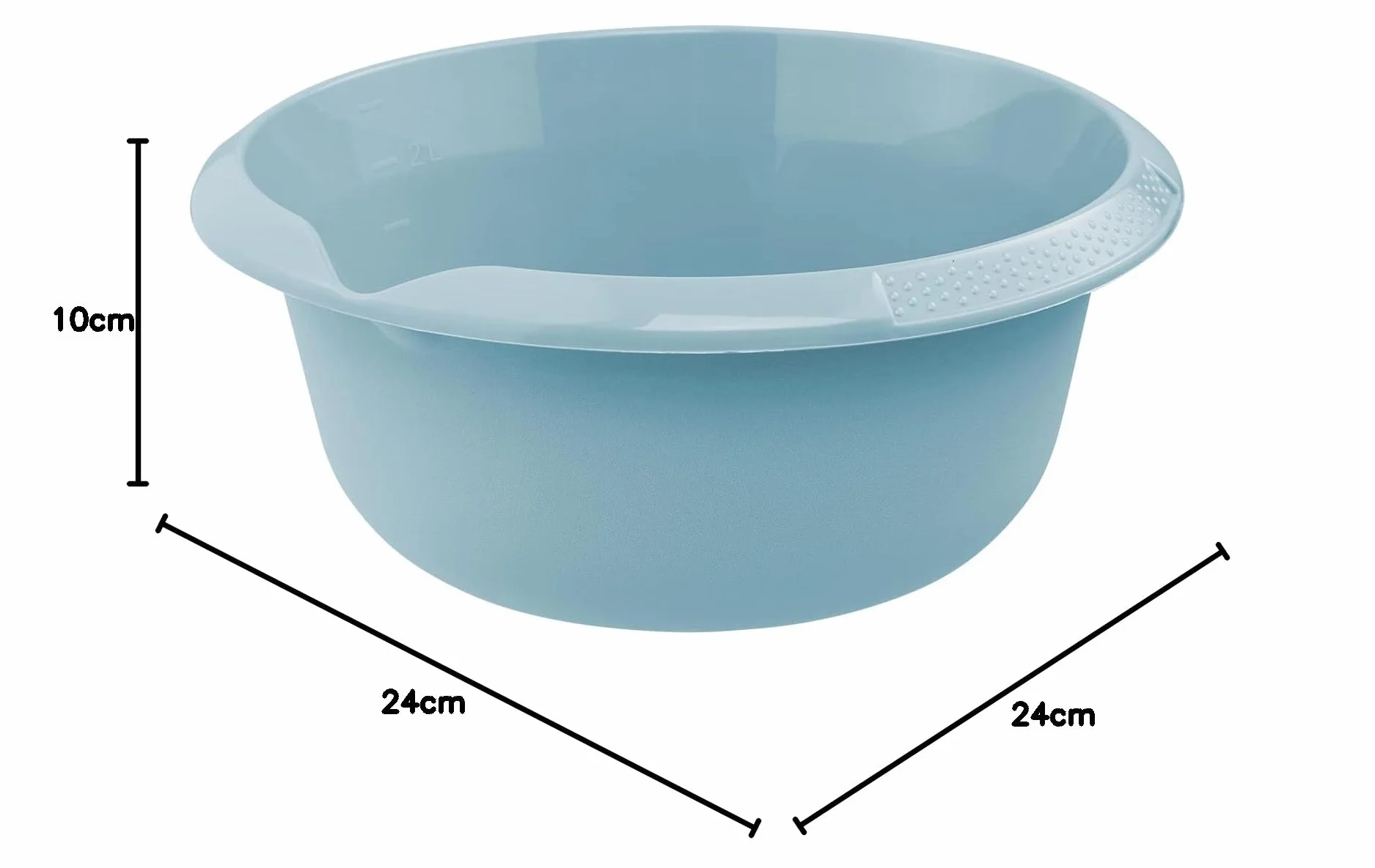 Keeper Universal-Schüssel mit Ausguss 2,5 l Ø 24 cm Björk Nordic Blue
