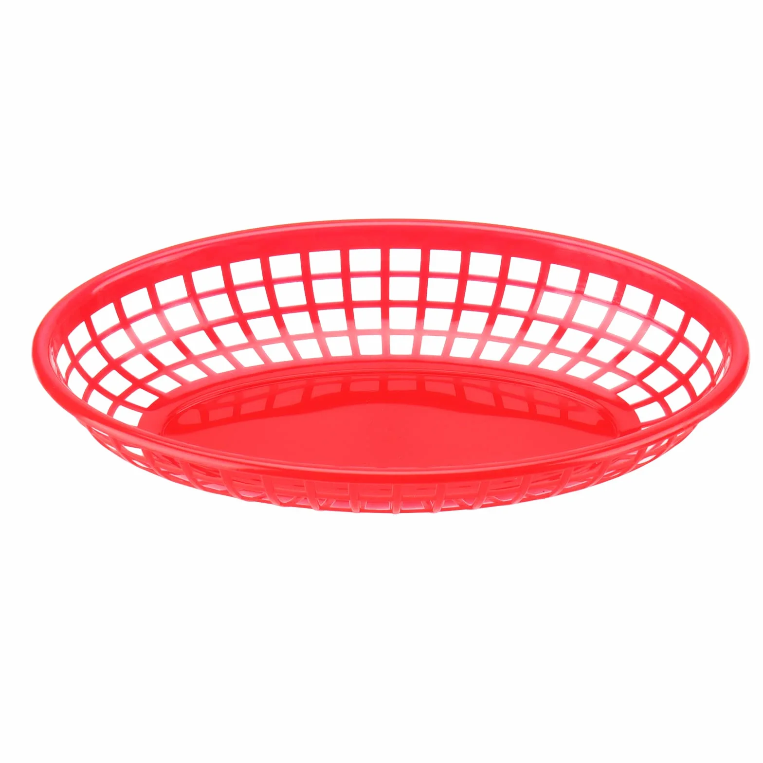 Deli kosze na fast food 22x14x4 cm tworzywo sztuczne czerwone 50 sztuk