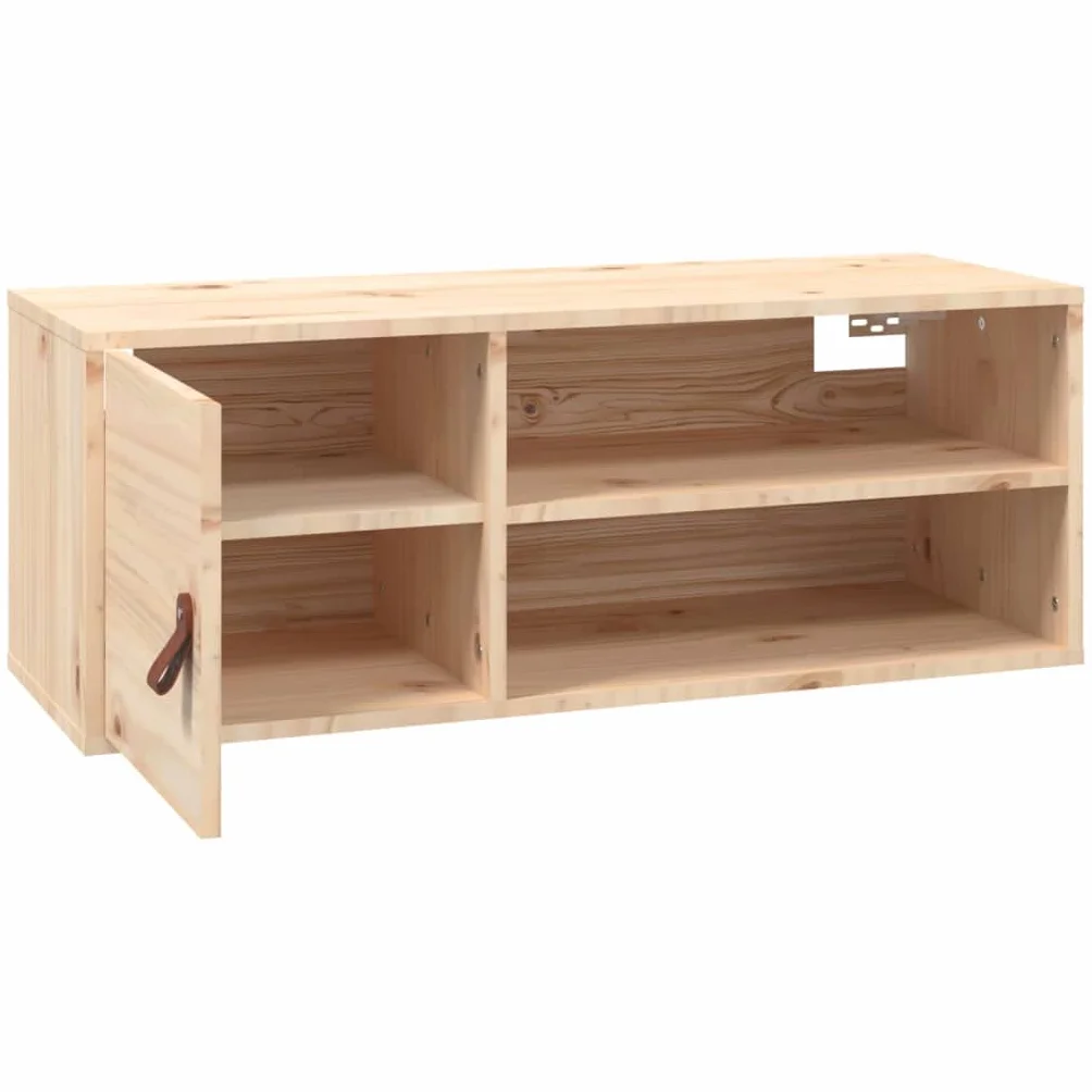 Szafka wisząca 80x30x30 cm Drewno sosnowe lite